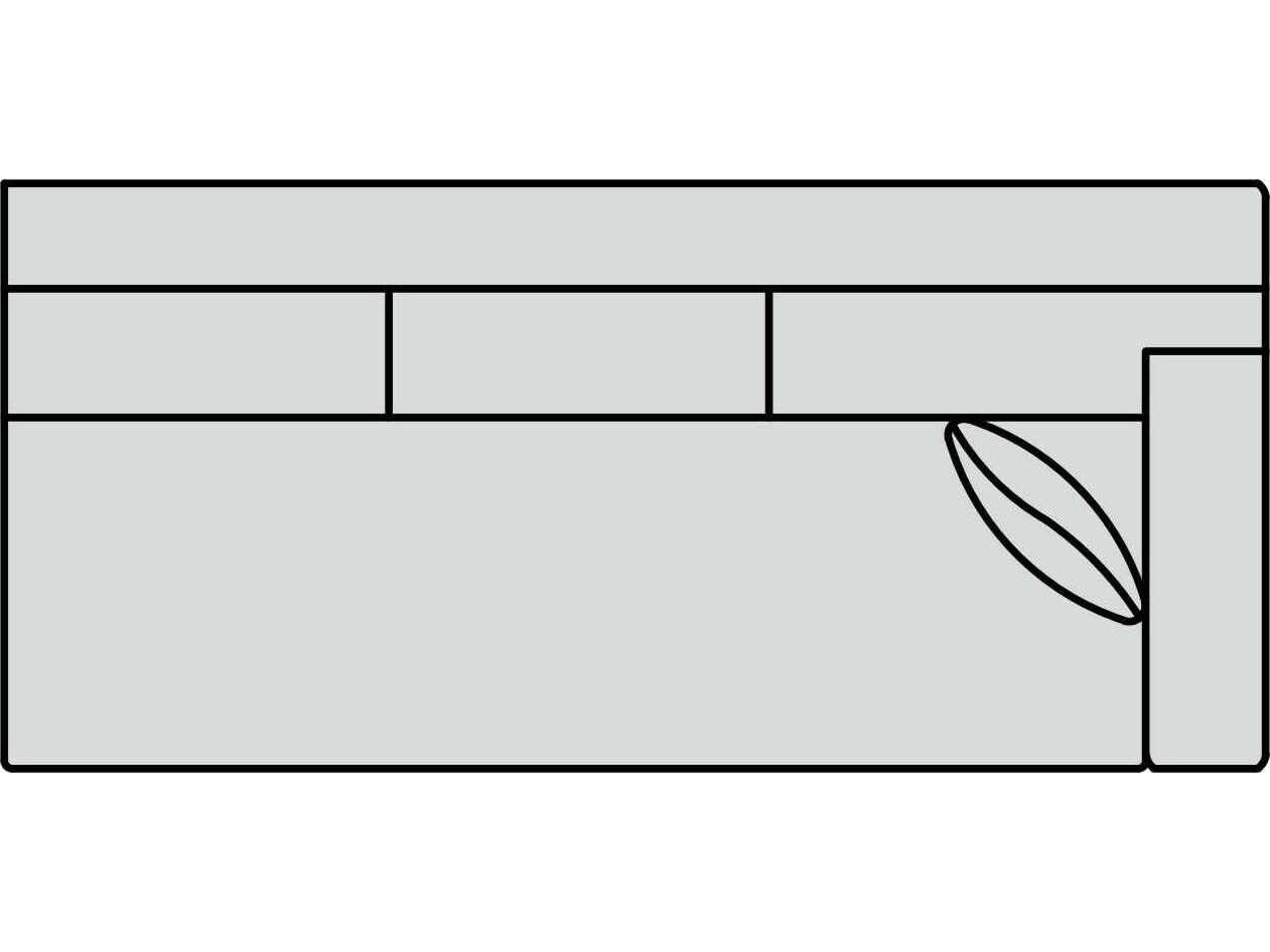 Miller Right Arm Modular Sofa