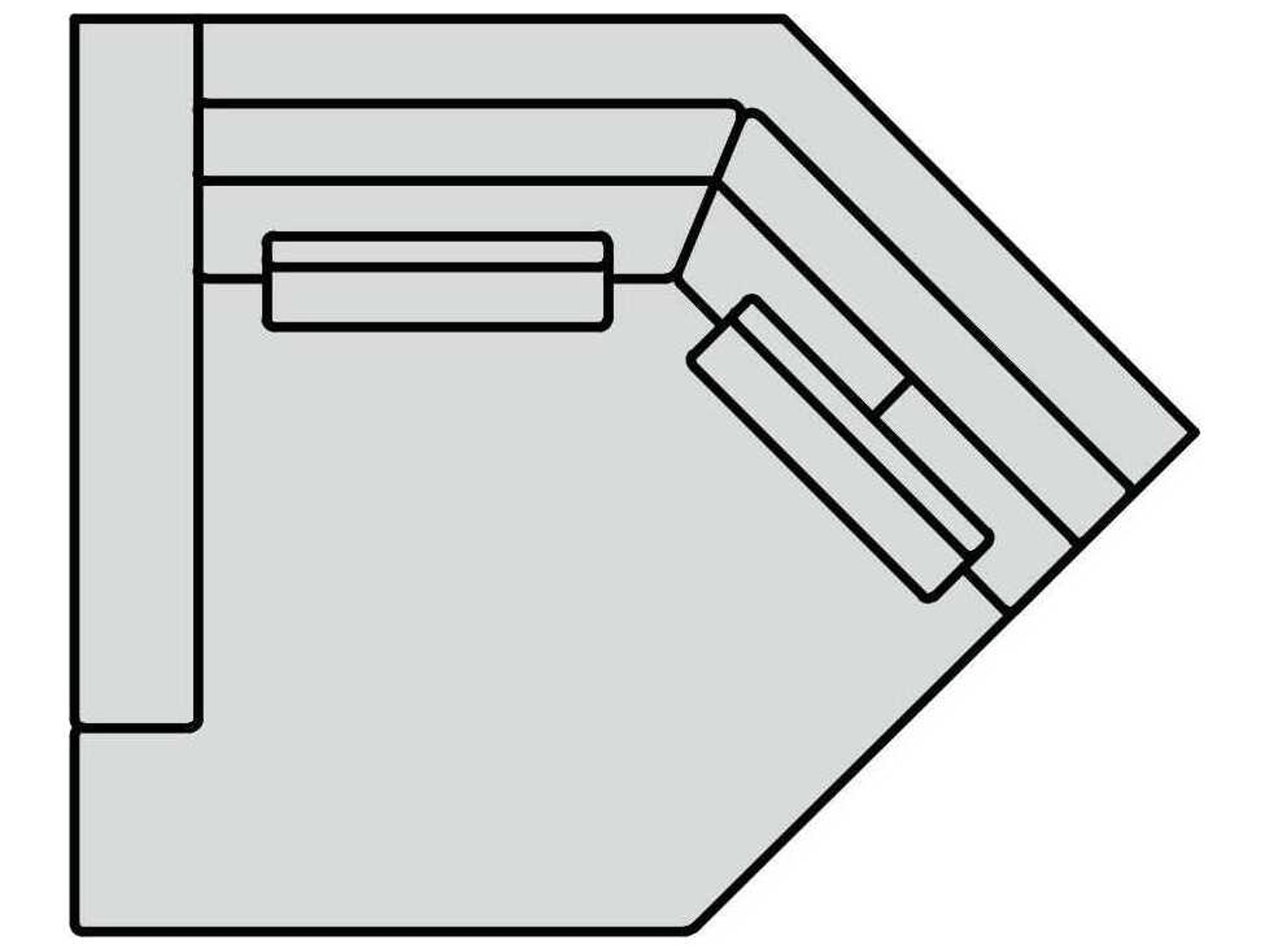 Geneva Left Arm Cuddle Chaise