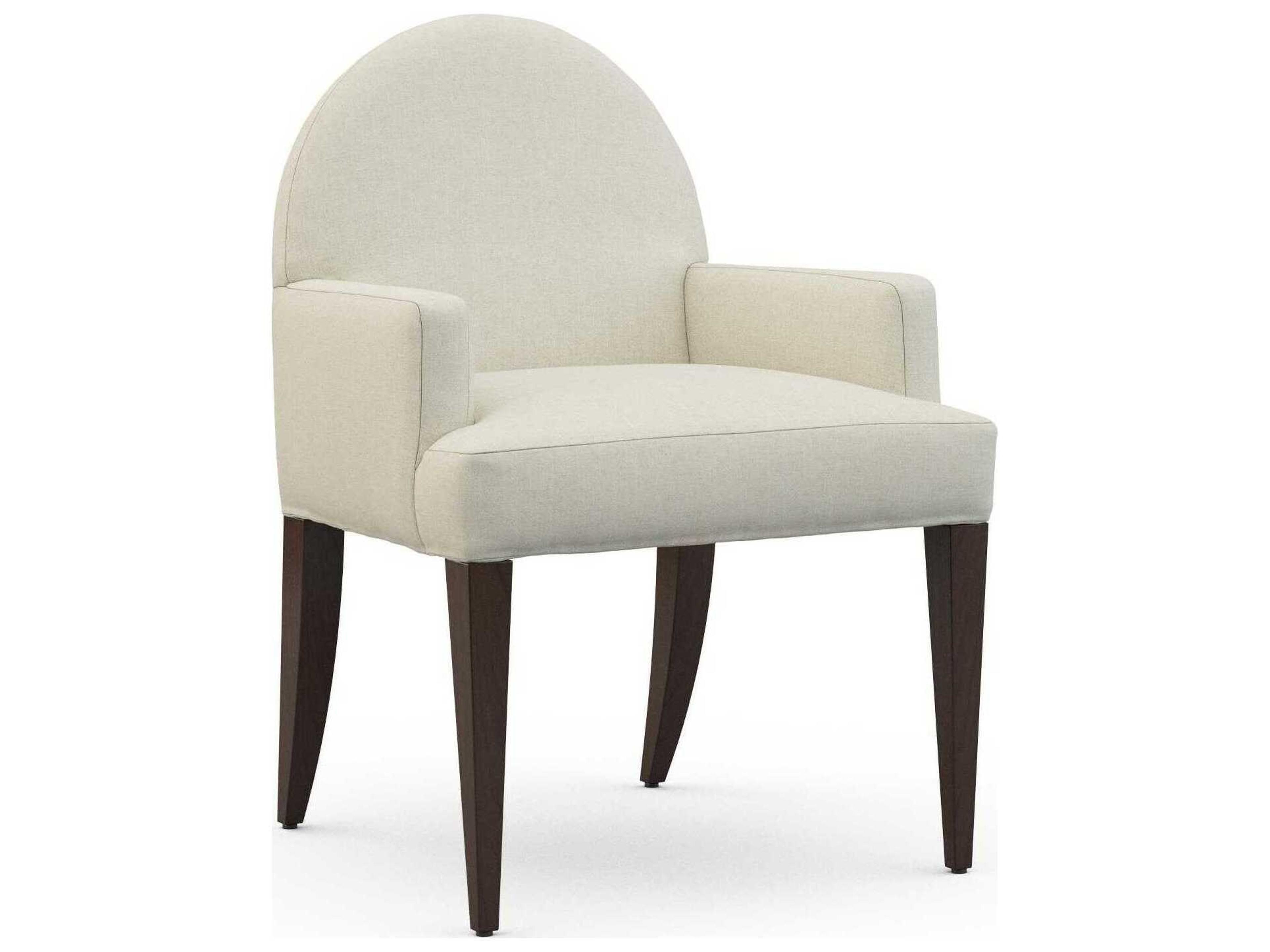 Carraway Beige Upholstered Arm Dining Chair