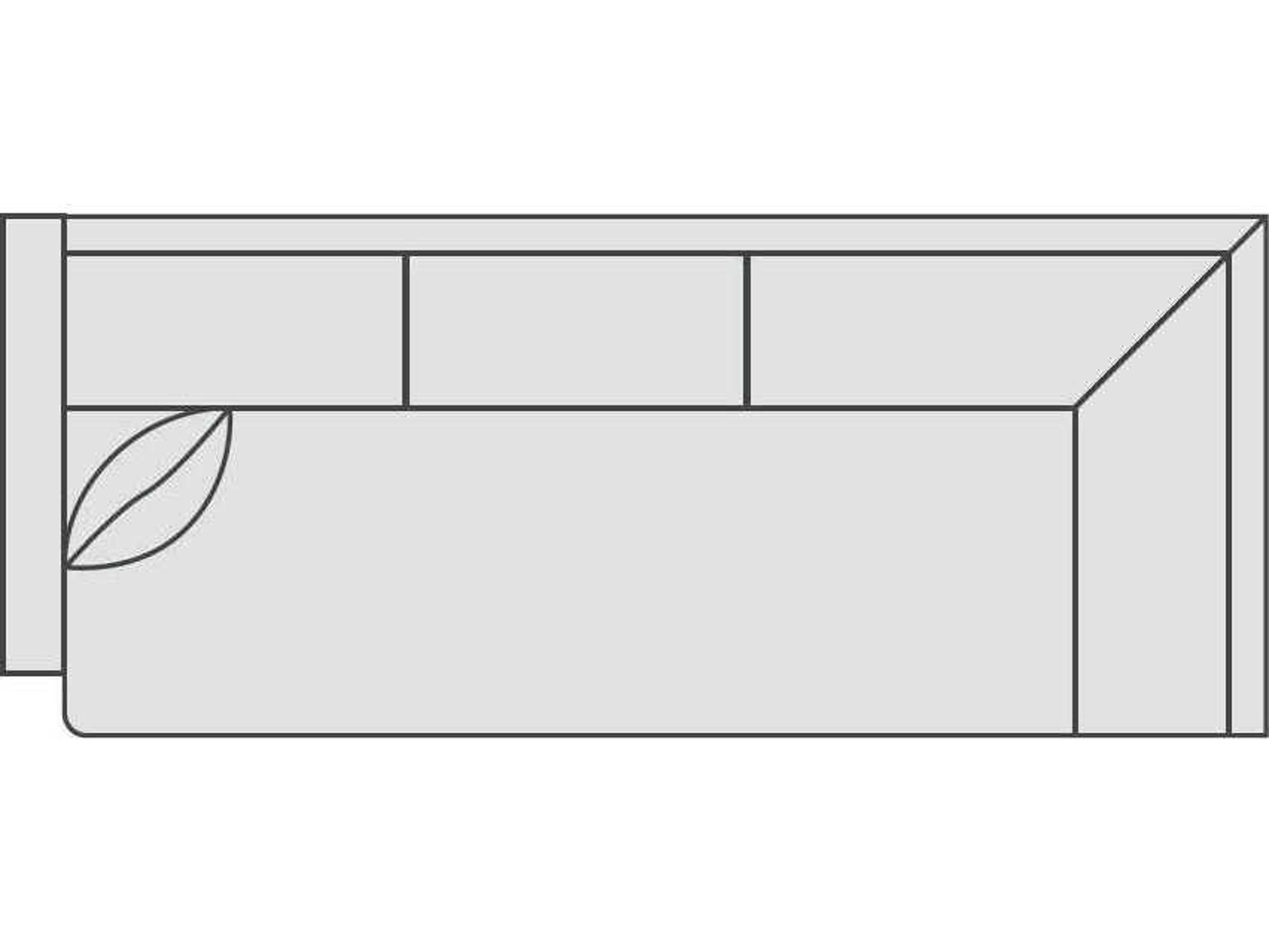 Banks Left Arm Corner Modular Sofa