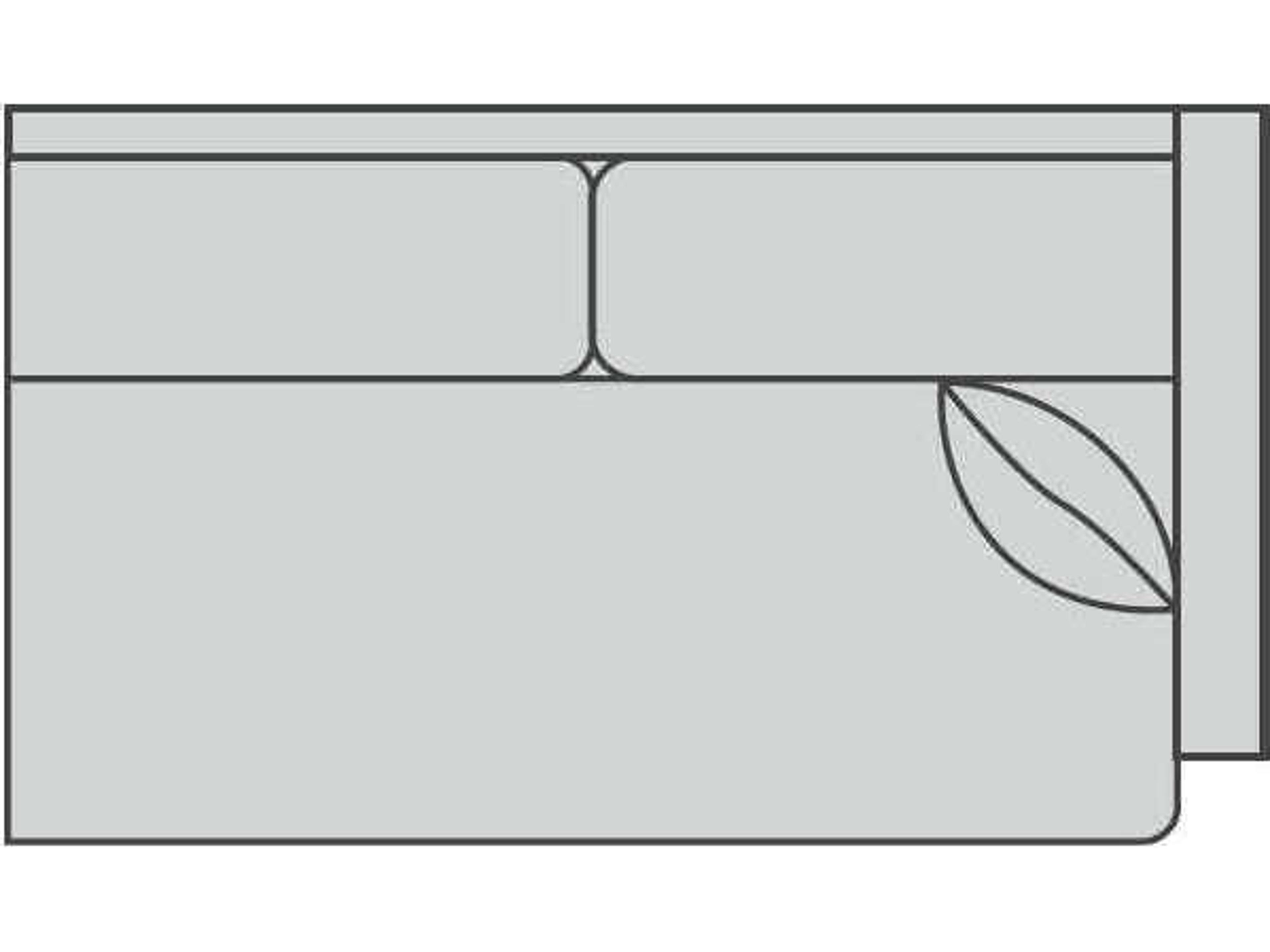 Banks Right Arm Modular Loveseat