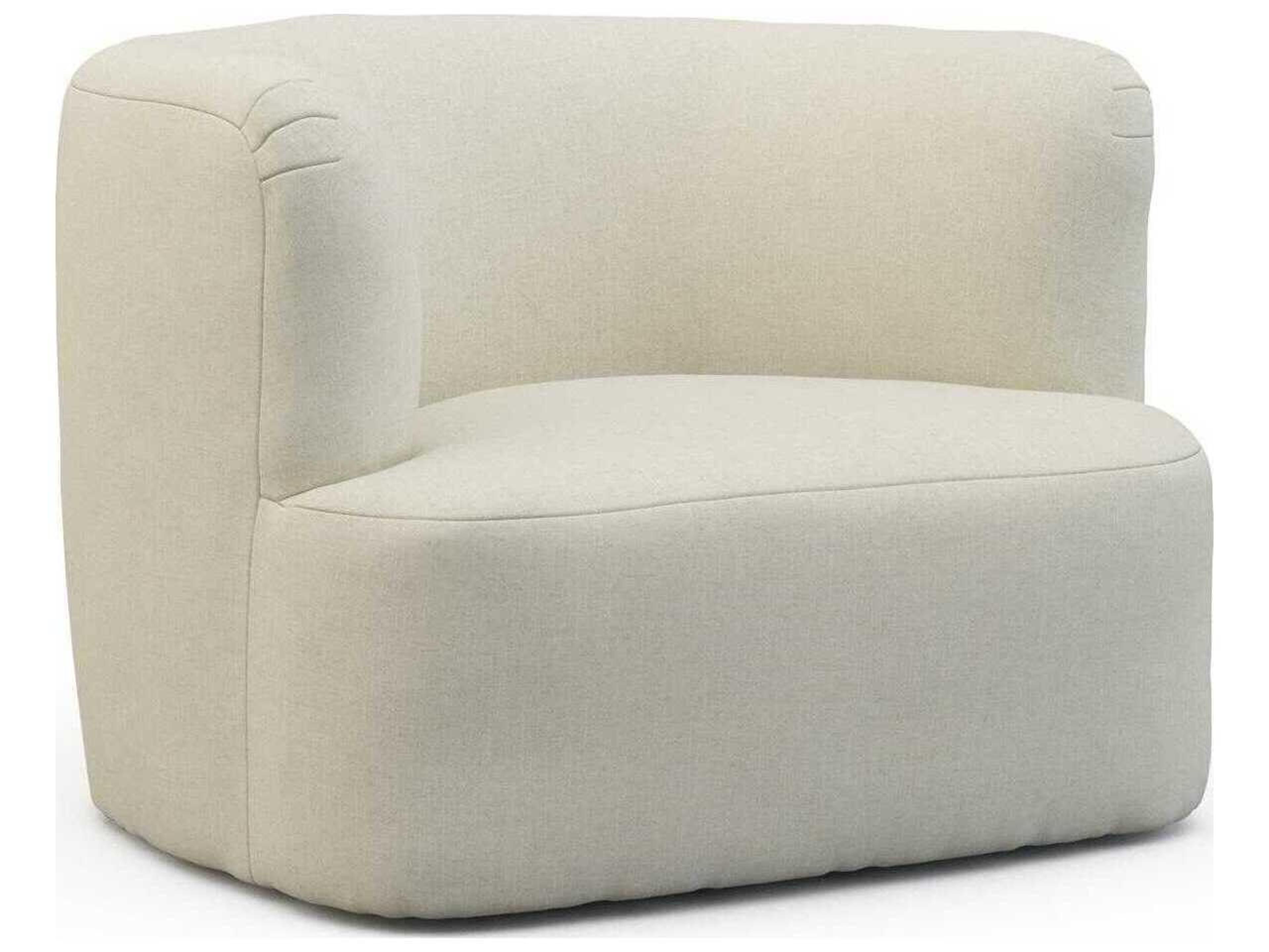 Sabrina Swivel Beige Accent Chair