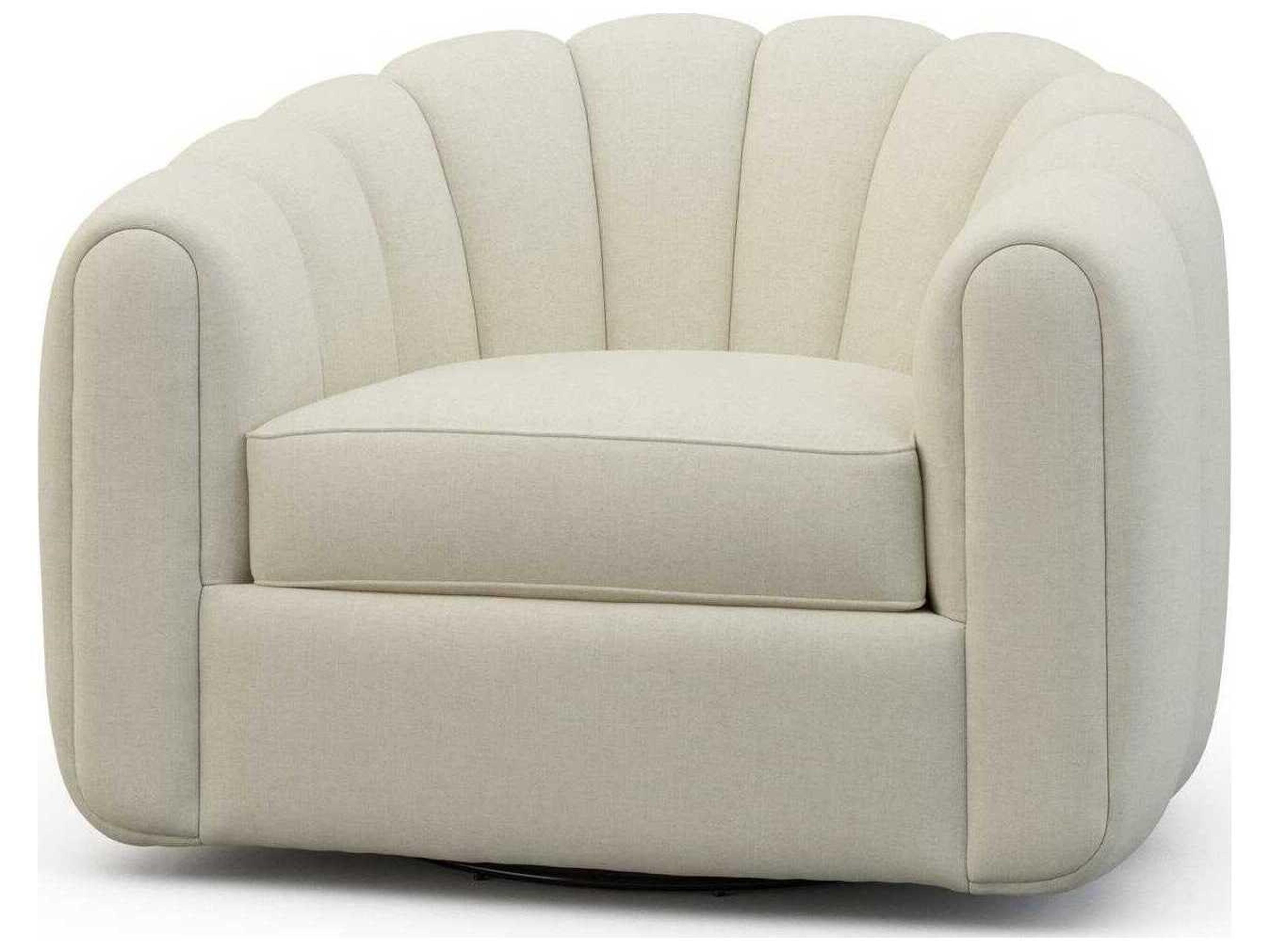 Precedent Exeter Swivel Beige Accent Chair