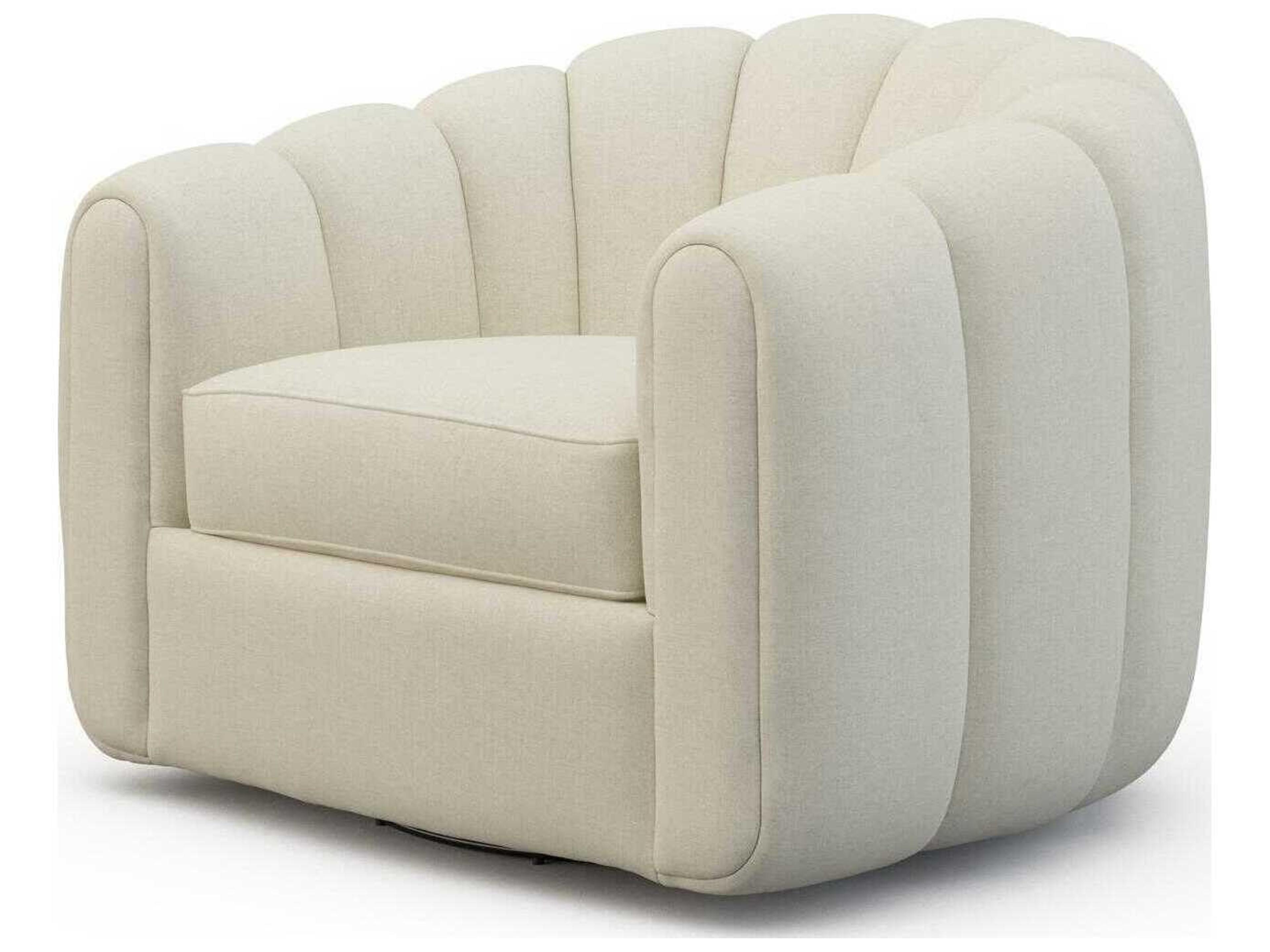 Precedent Exeter Swivel Beige Accent Chair