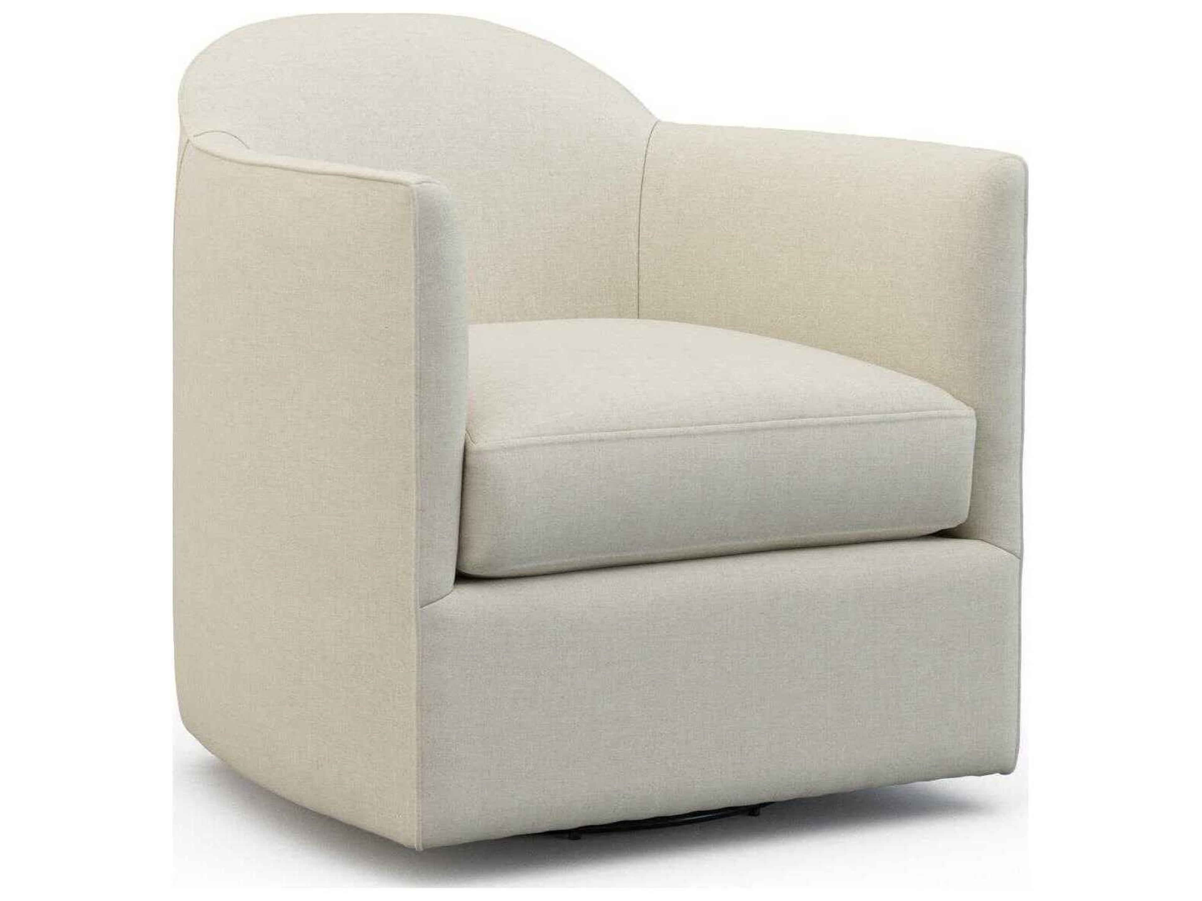 Halsey Swivel Beige Accent Chair