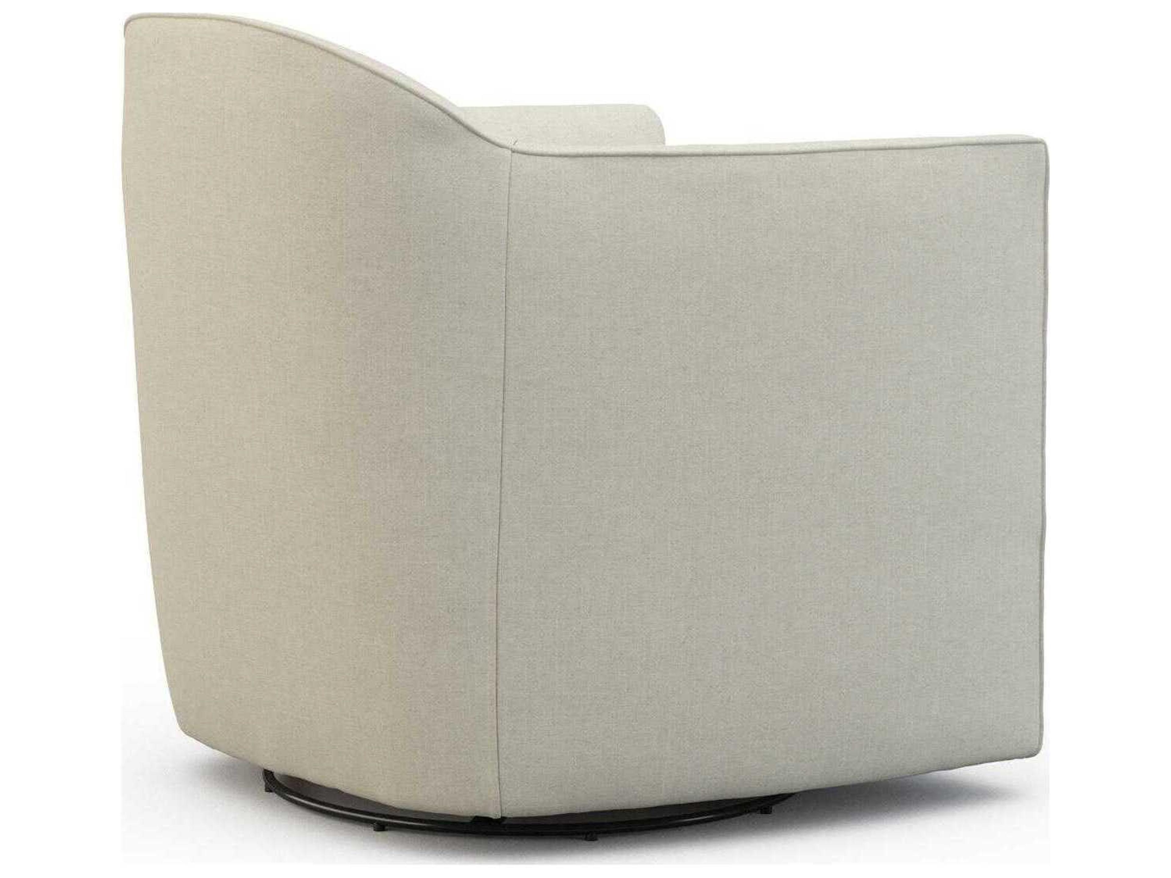 Precedent Halsey Swivel Beige Accent Chair