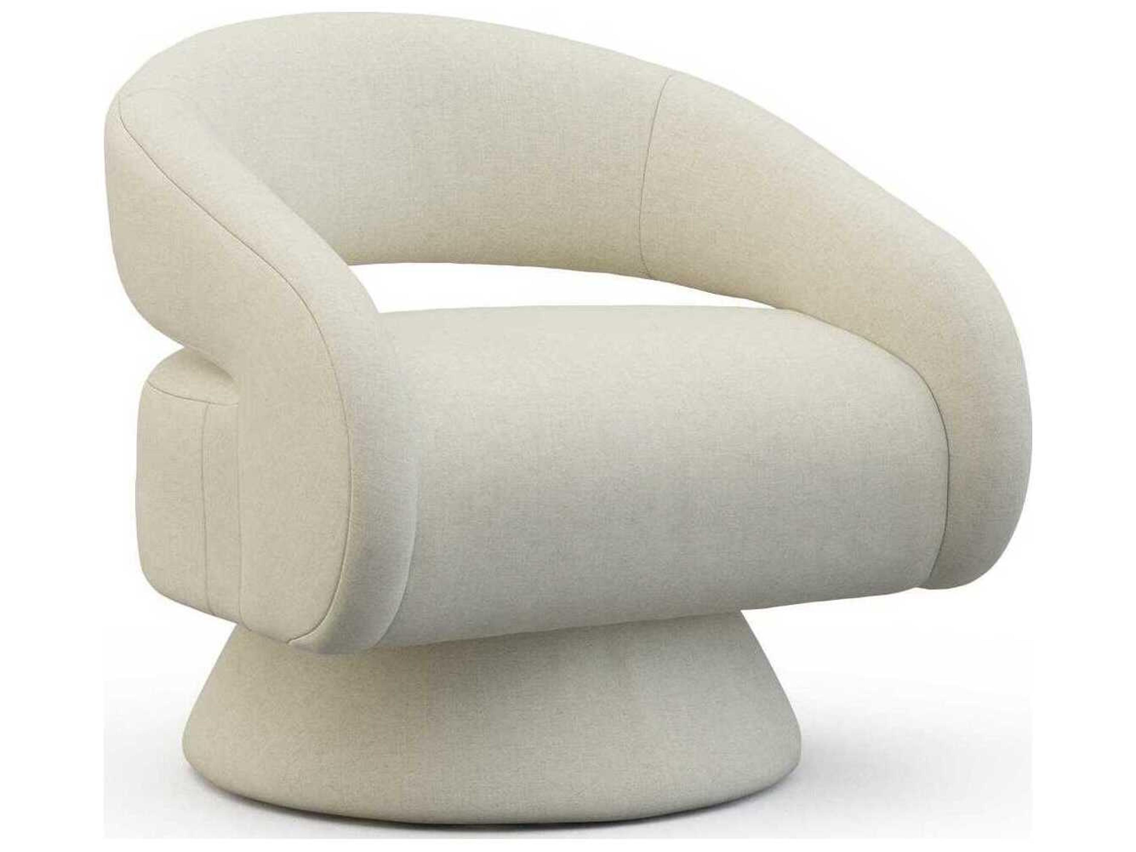 Elton Swivel Accent Chair with Memory Return