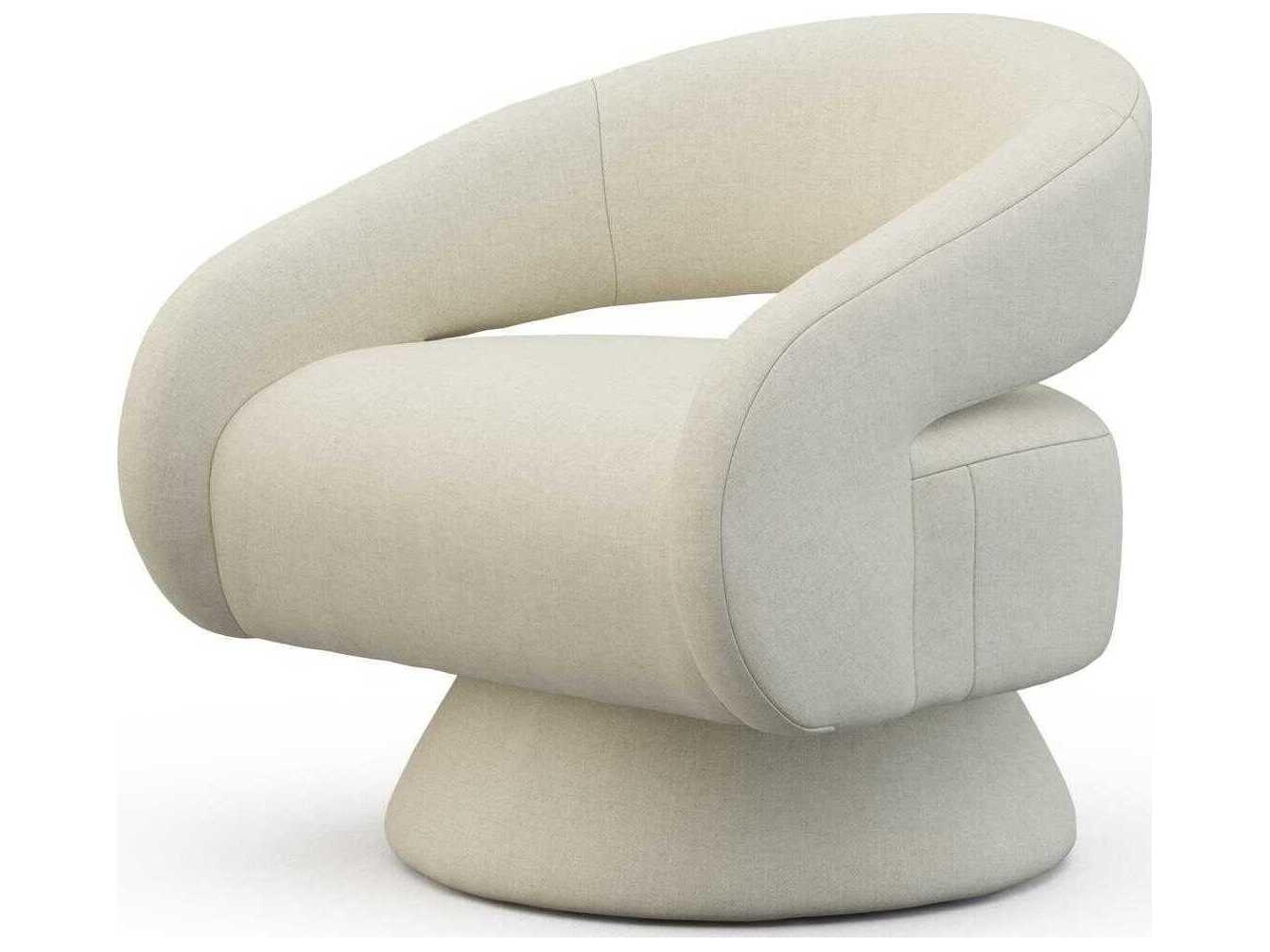 Precedent Elton Swivel Accent Chair with Memory Return