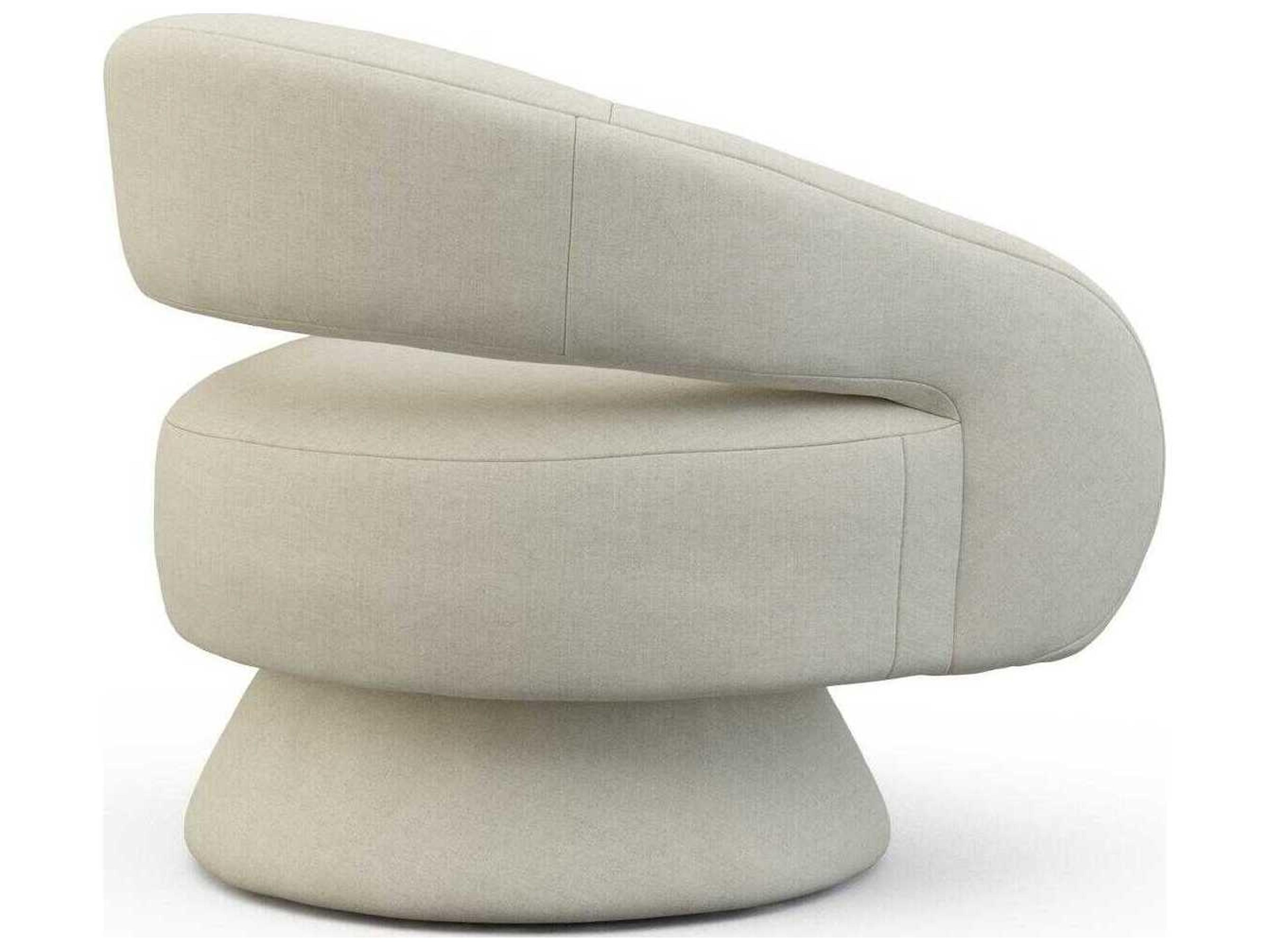 Precedent Elton Swivel Accent Chair with Memory Return