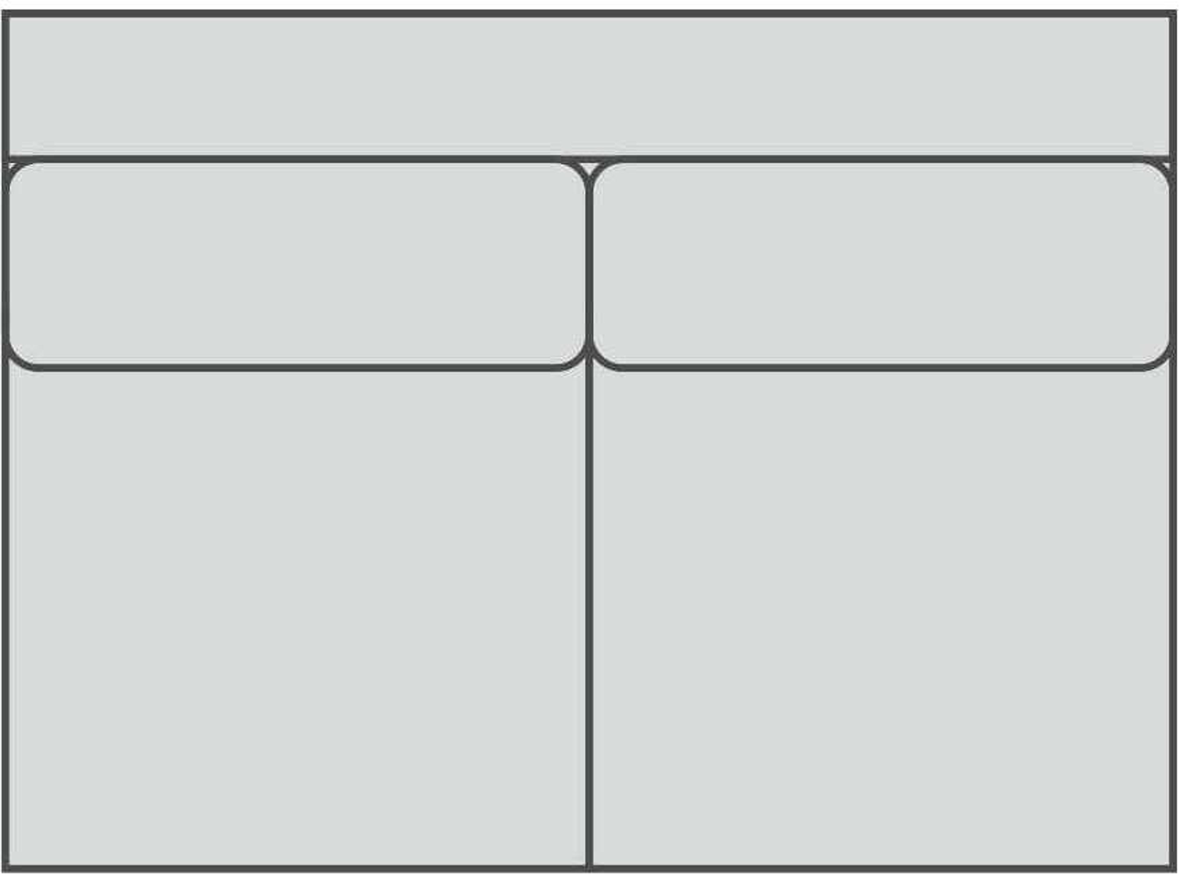 Newman 2/2 Armless Short Modular Loveseat