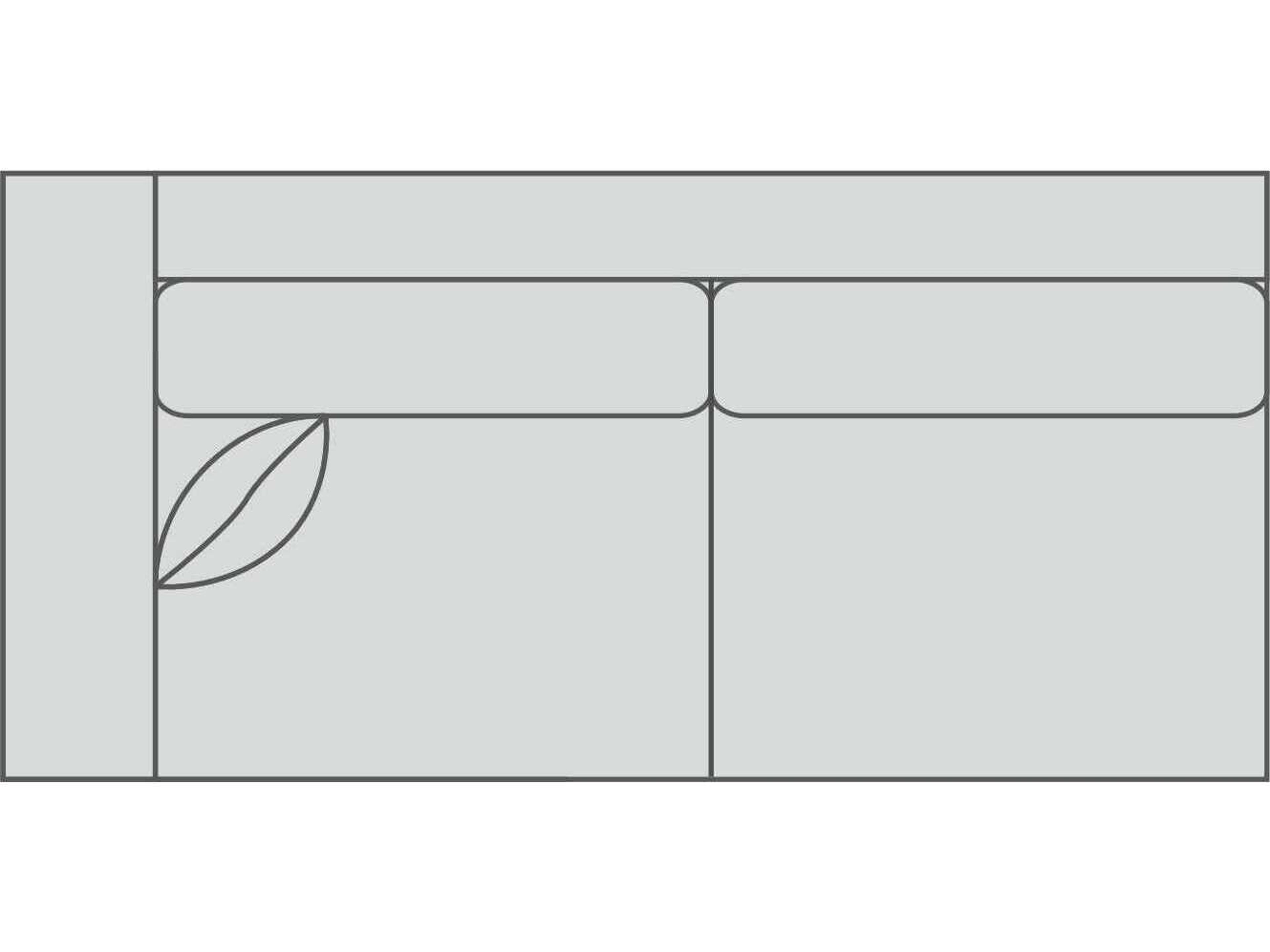 Newman 2/2 Left Arm Wide Modular Loveseat (w/ -KR)
