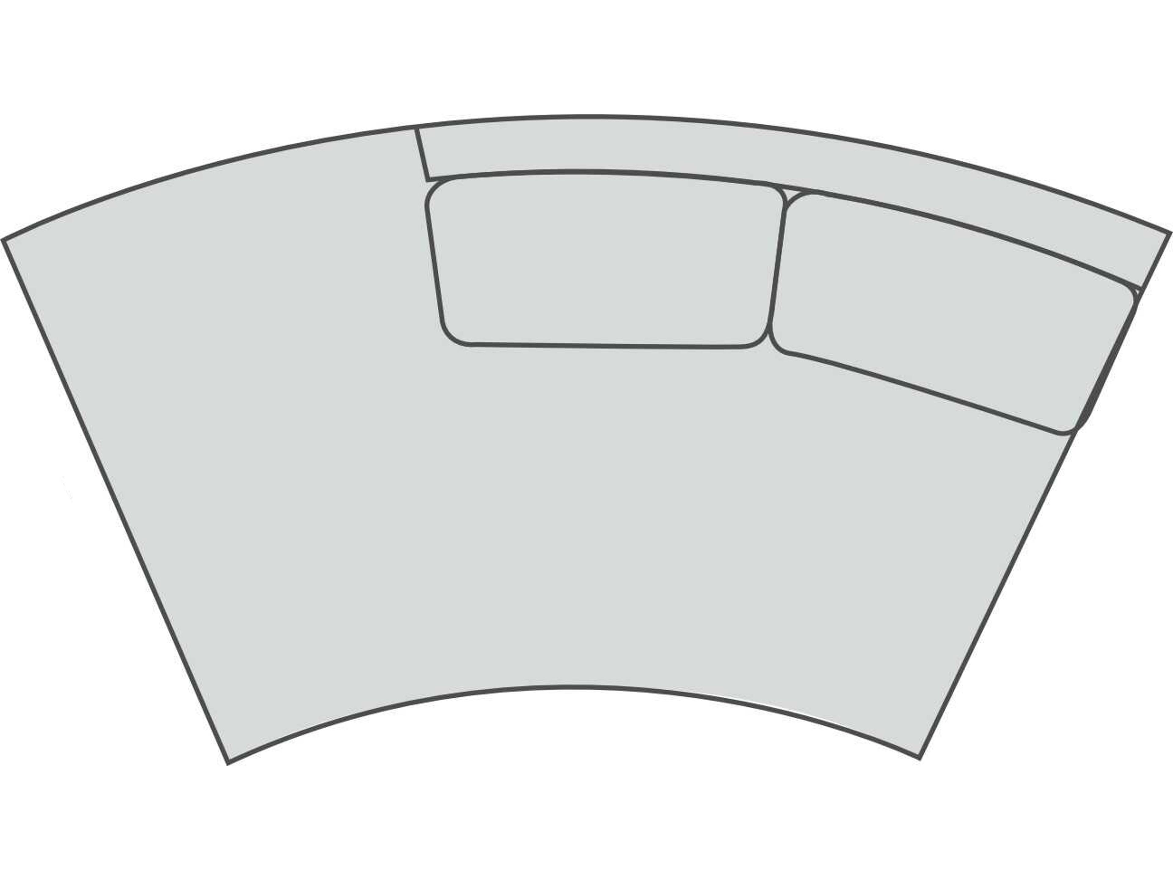 Clifton Curved Left Arm Bumper