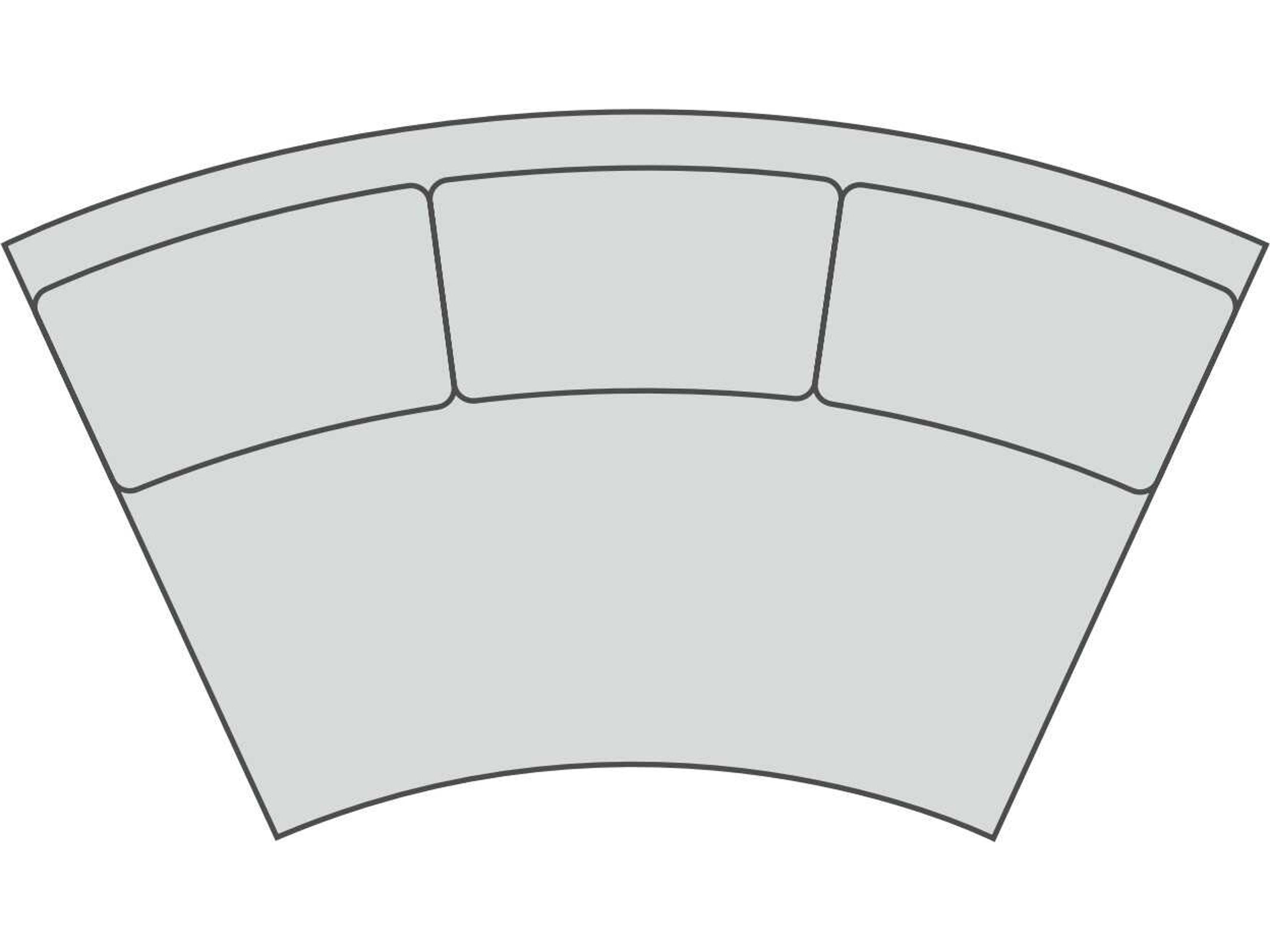 Clifton Curved Armless Modular Sofa