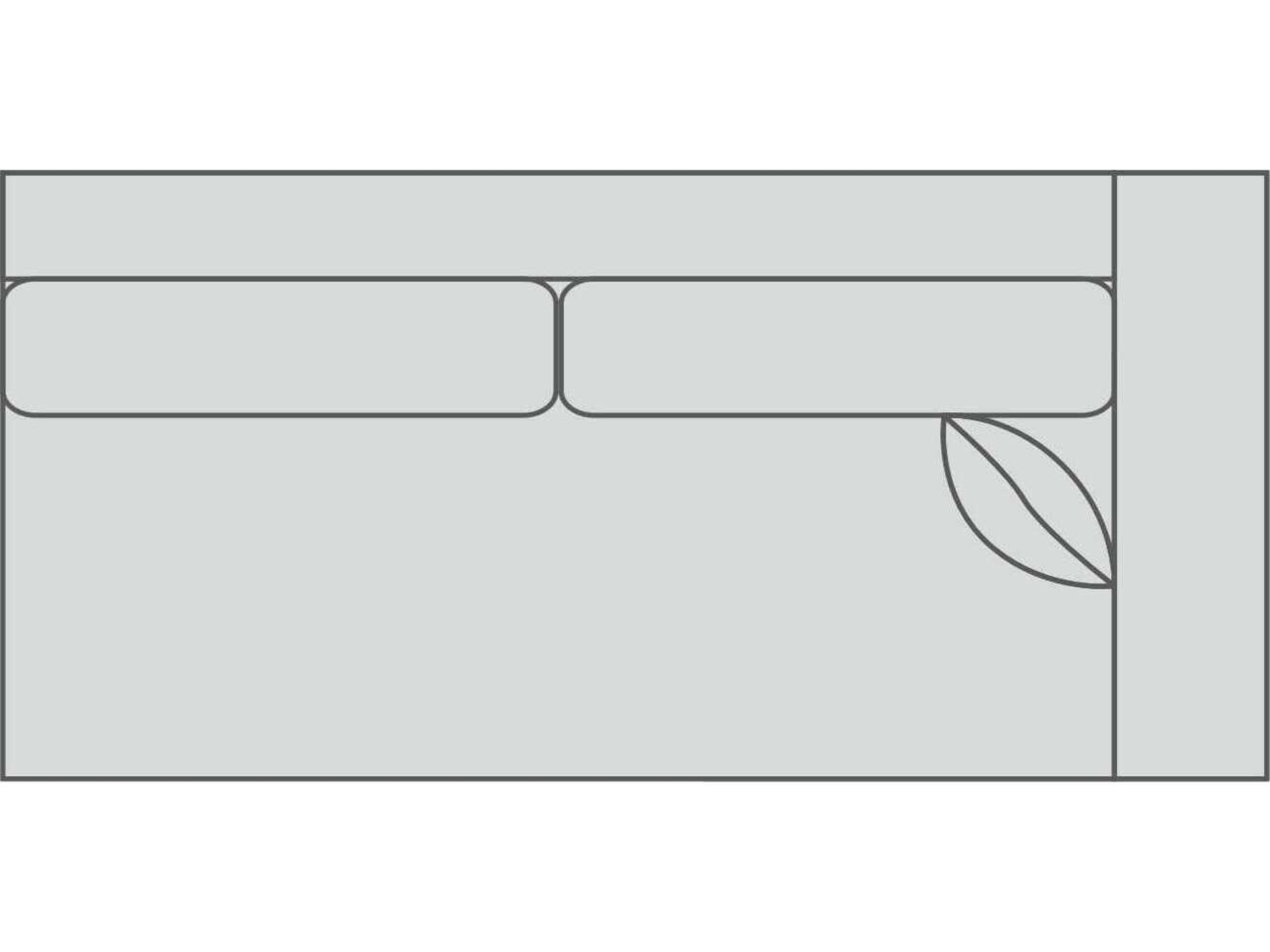 Larabee 2/1 Right Arm Wide Modular Loveseat (w/ -KL)