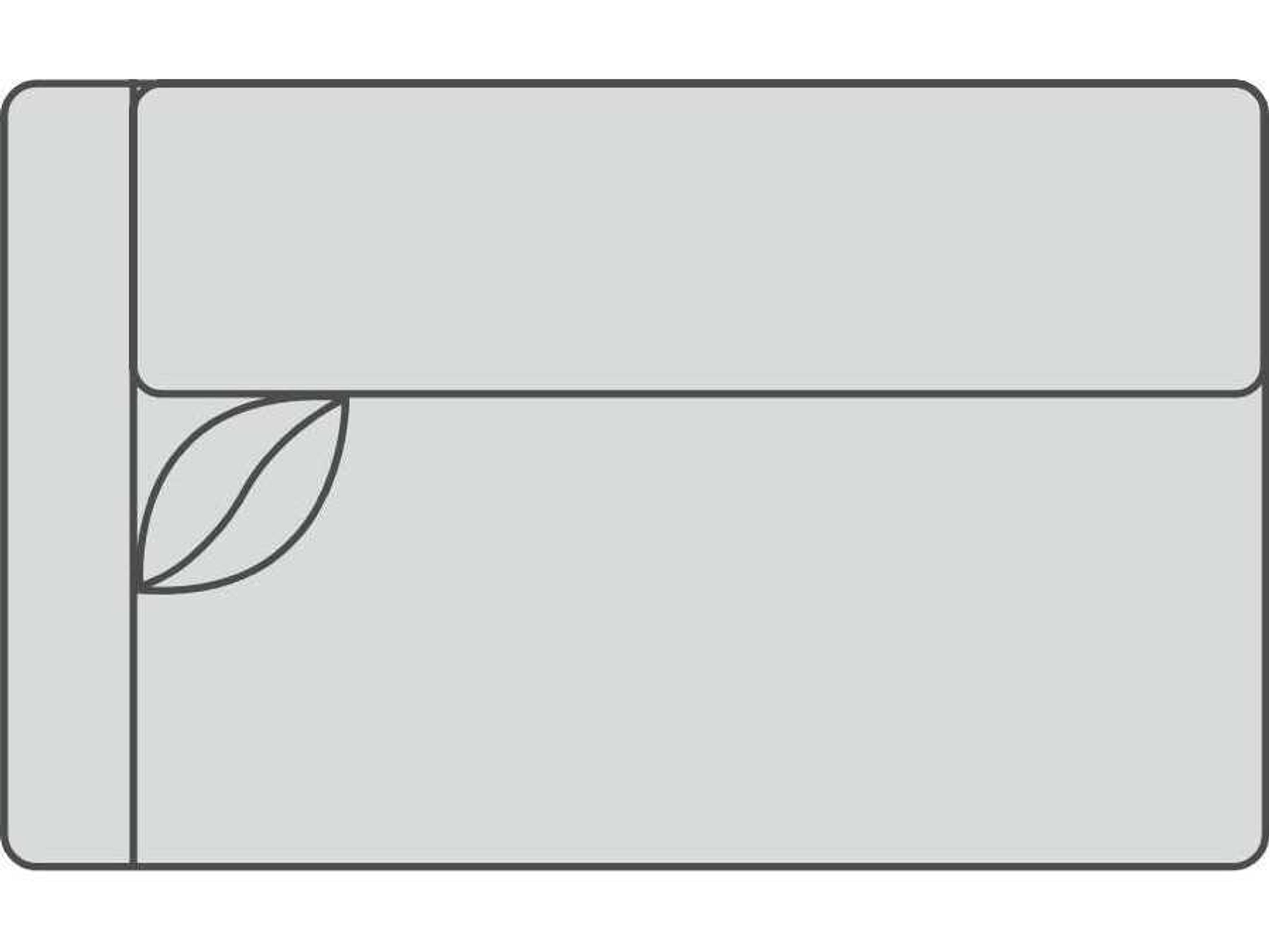 Keaton Left Arm Modular Loveseat