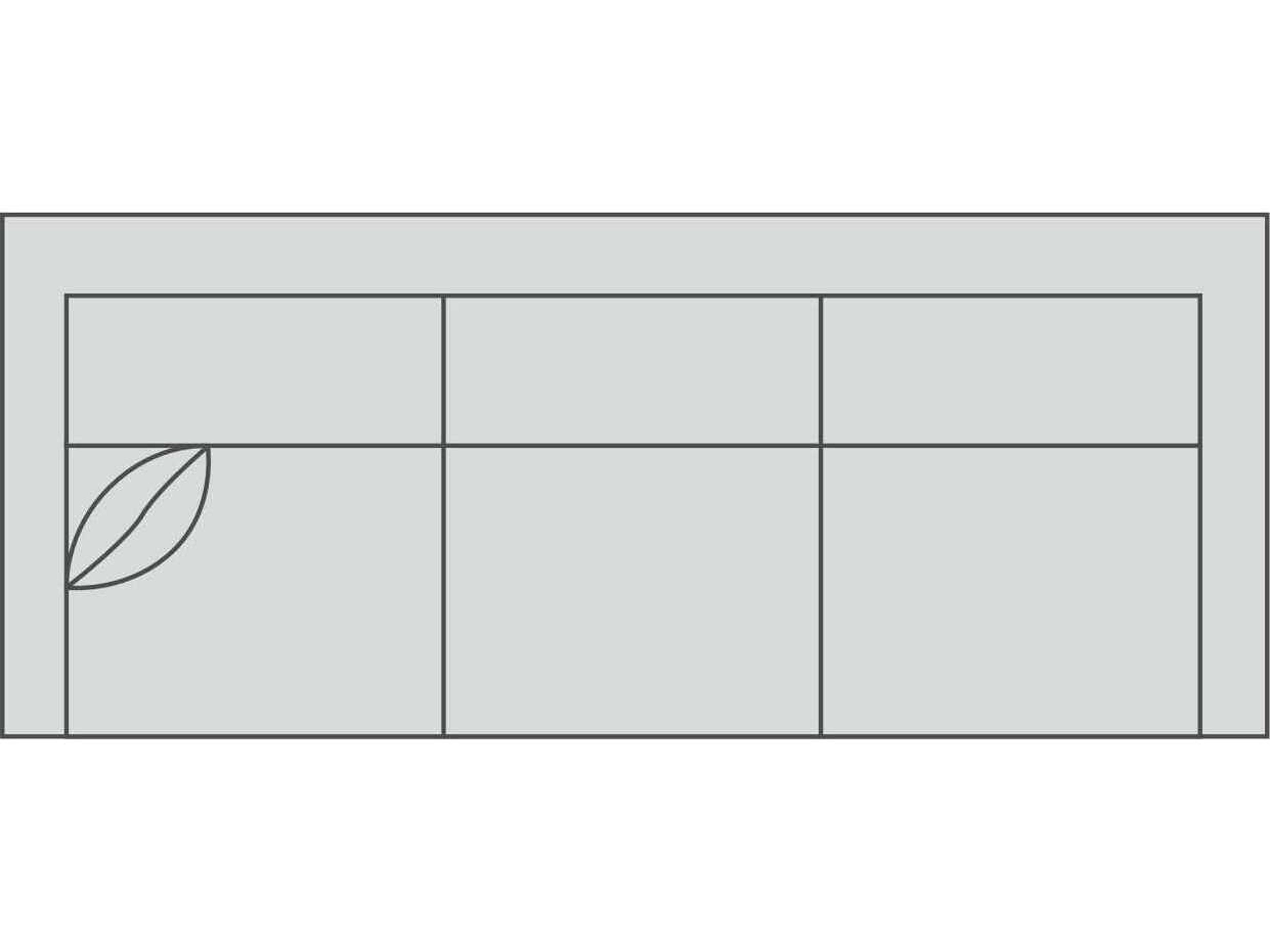 Amy Left Arm Corner Modular Sofa