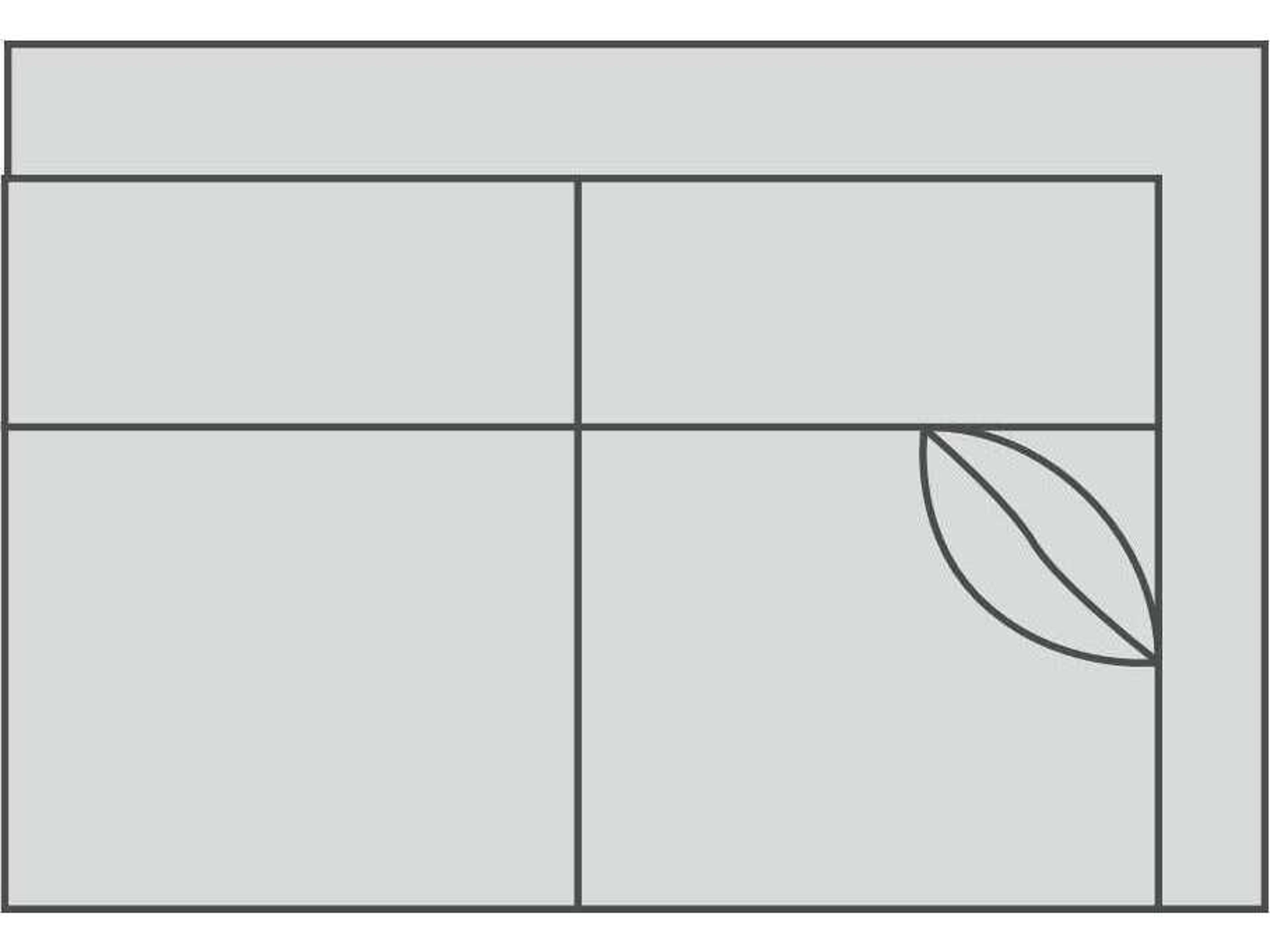 Amy Right Arm Modular Loveseat