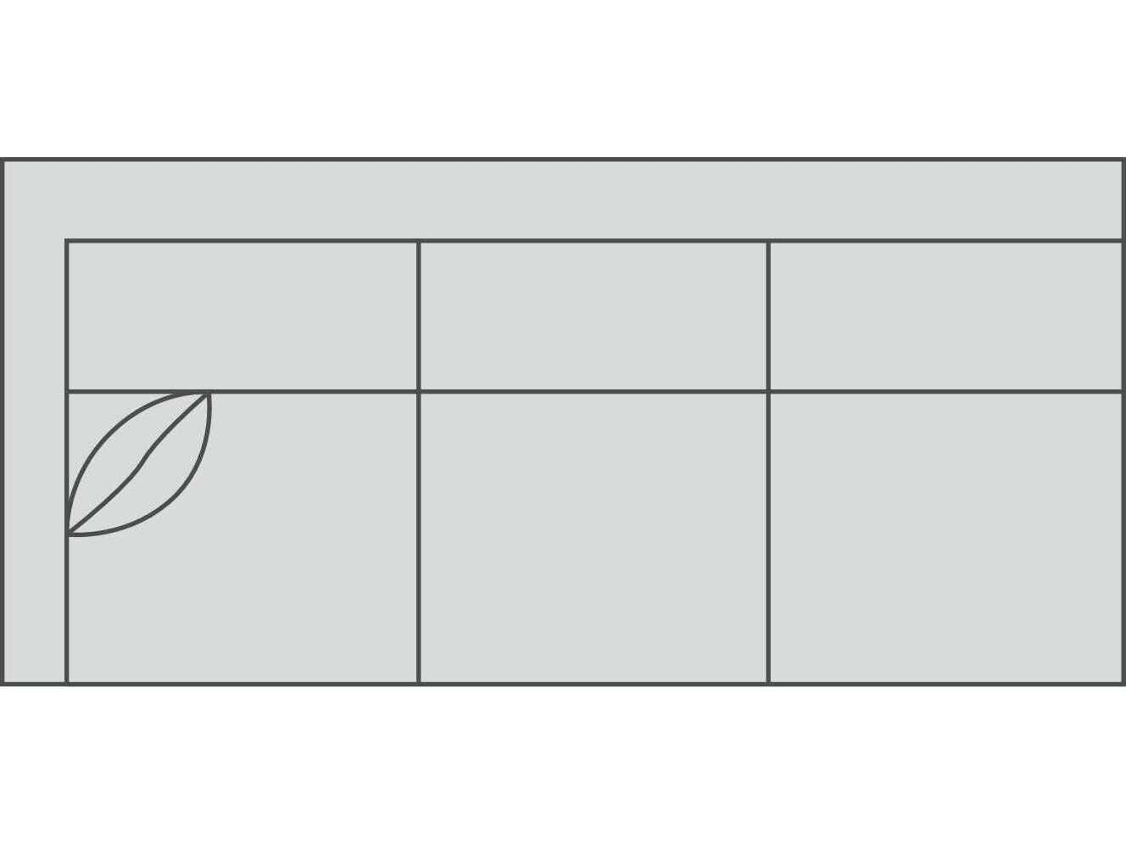 Amy Left Arm Modular Sofa