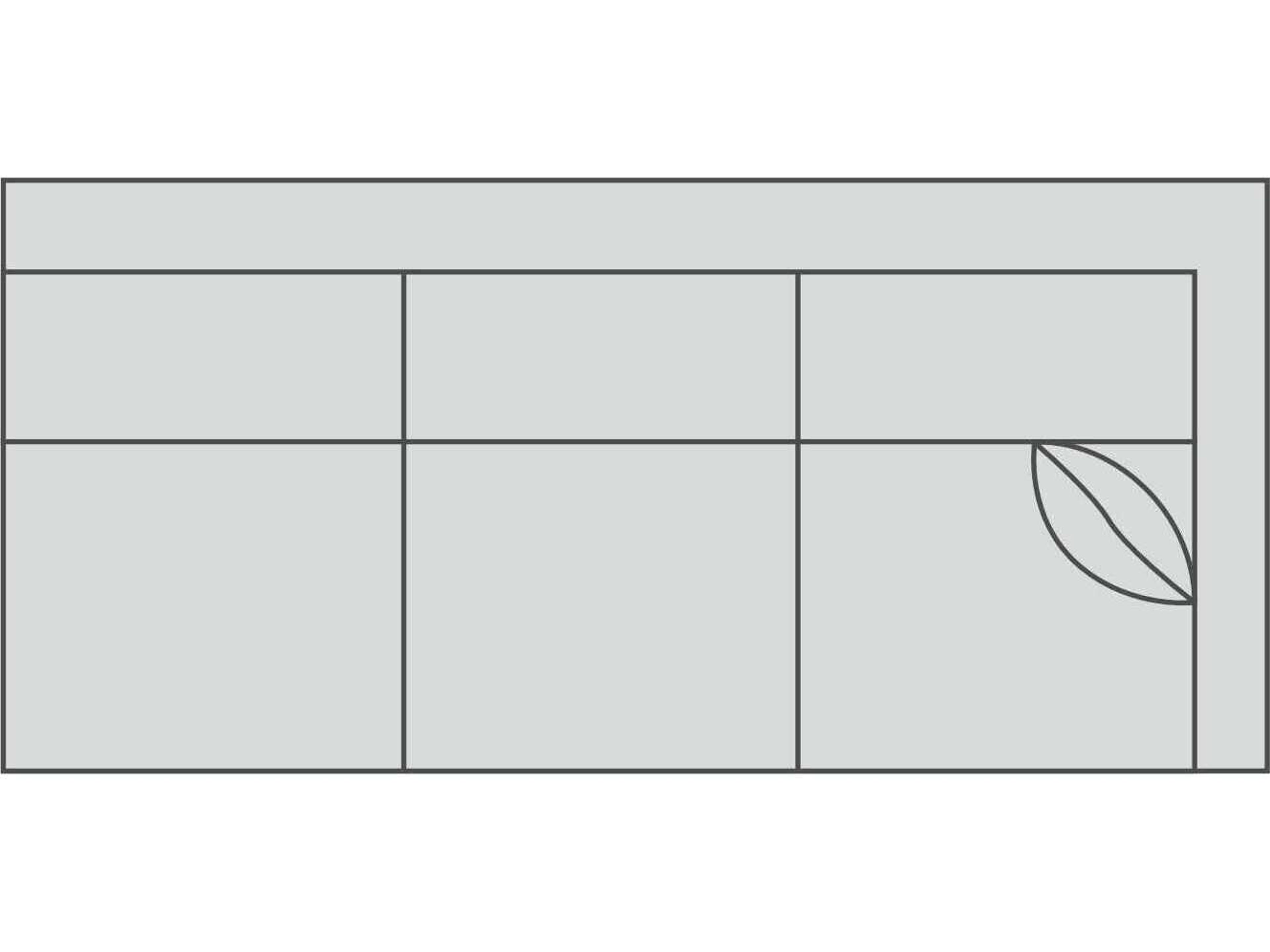 Amy Right Arm Modular Sofa
