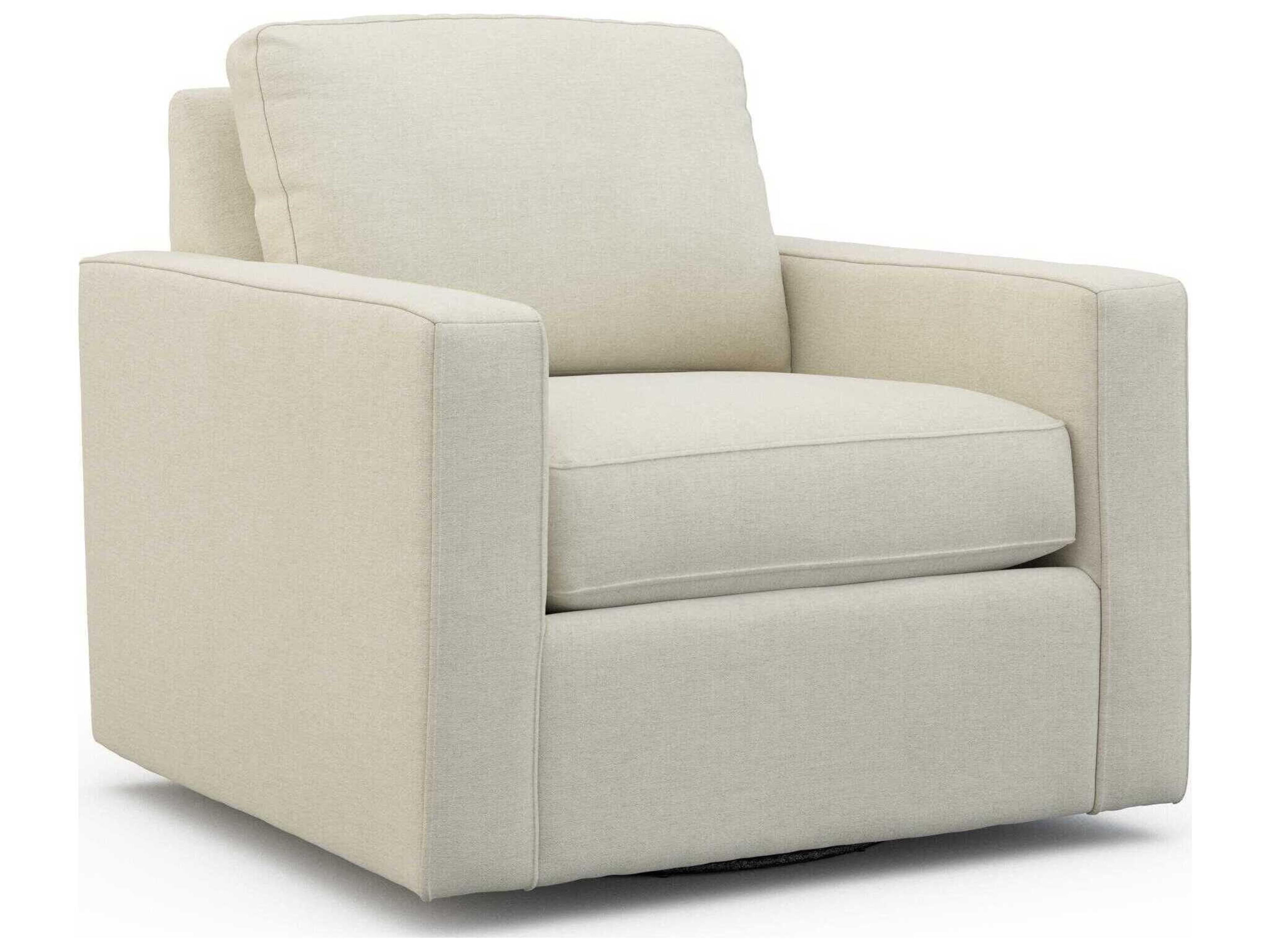 Kendrick Swivel Beige Accent Chair
