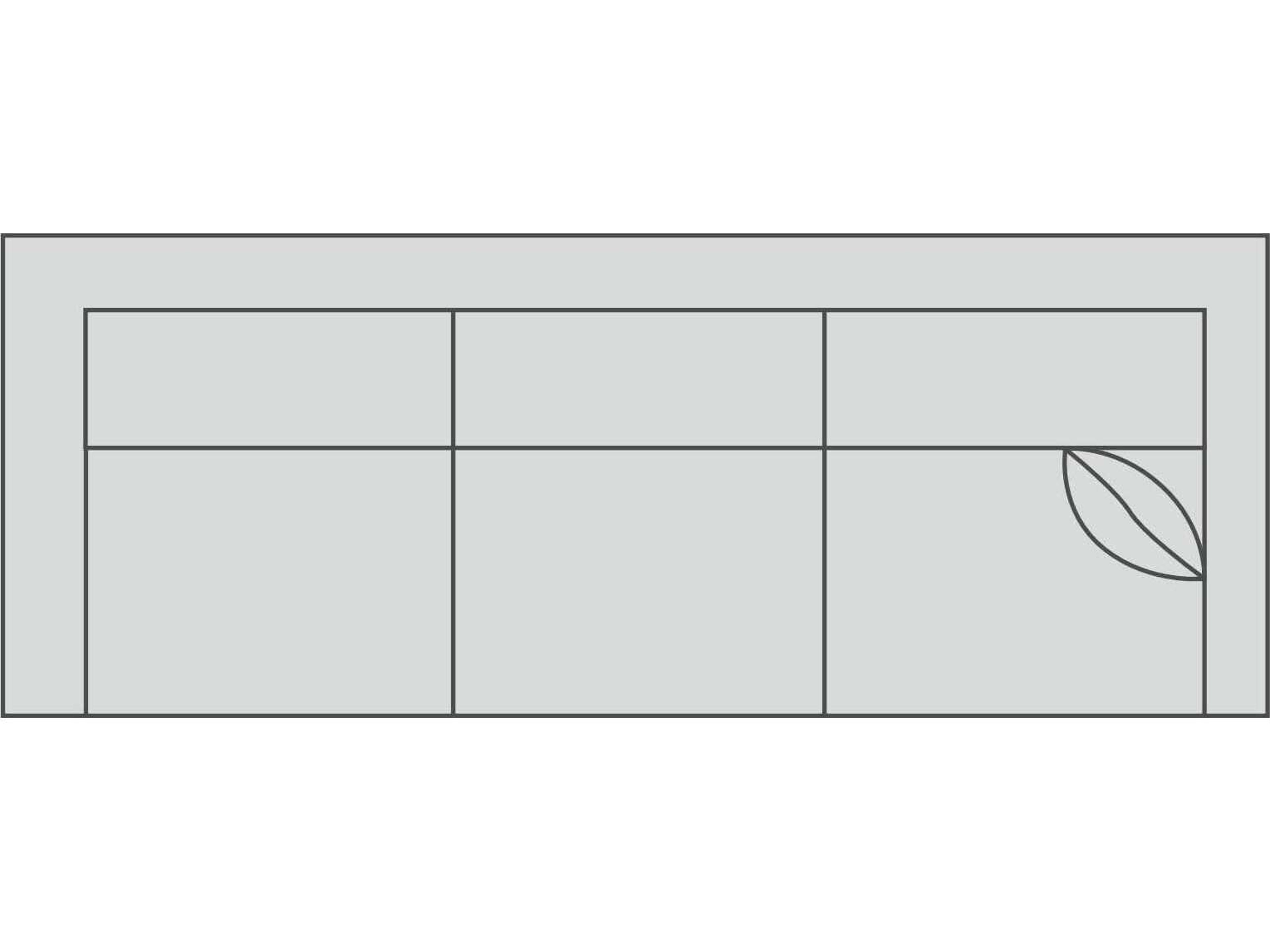 Kendrick Right Arm Corner Modular Sofa