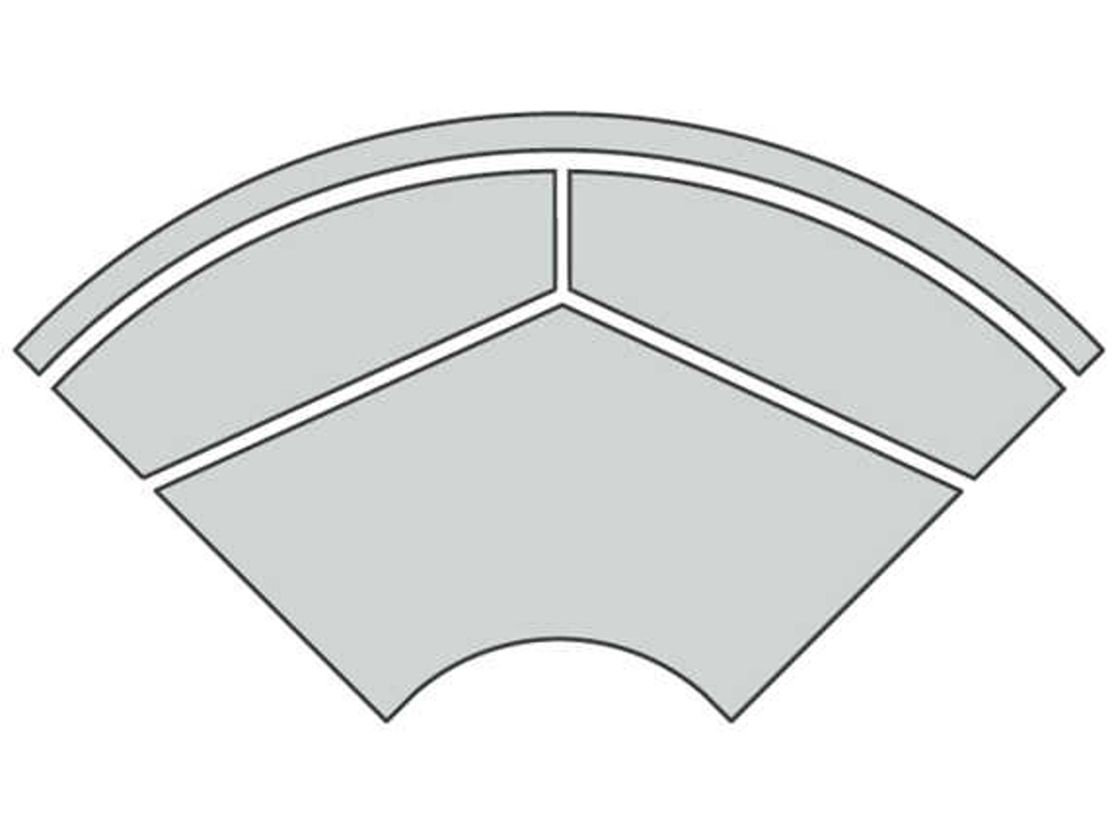 Genevieve Curved Corner Chair