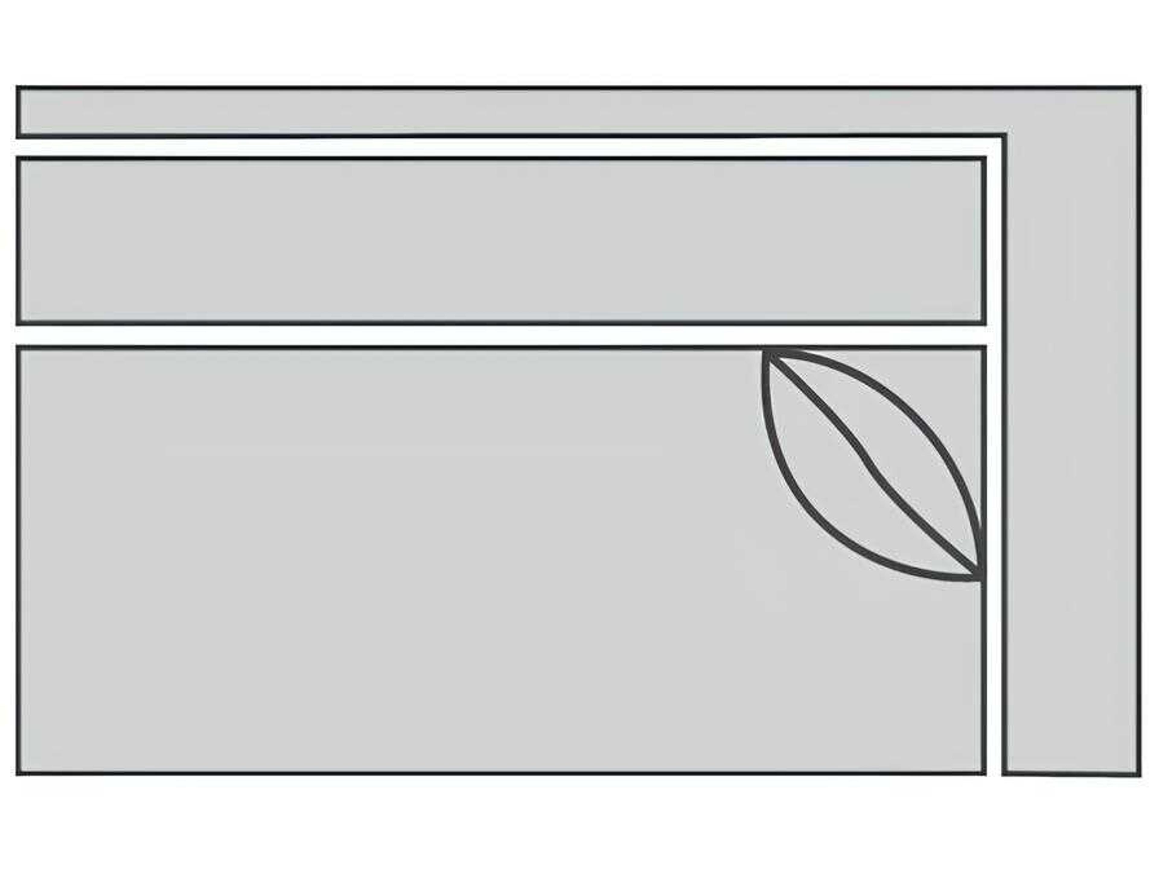 Genevieve Right Arm Modular Loveseat