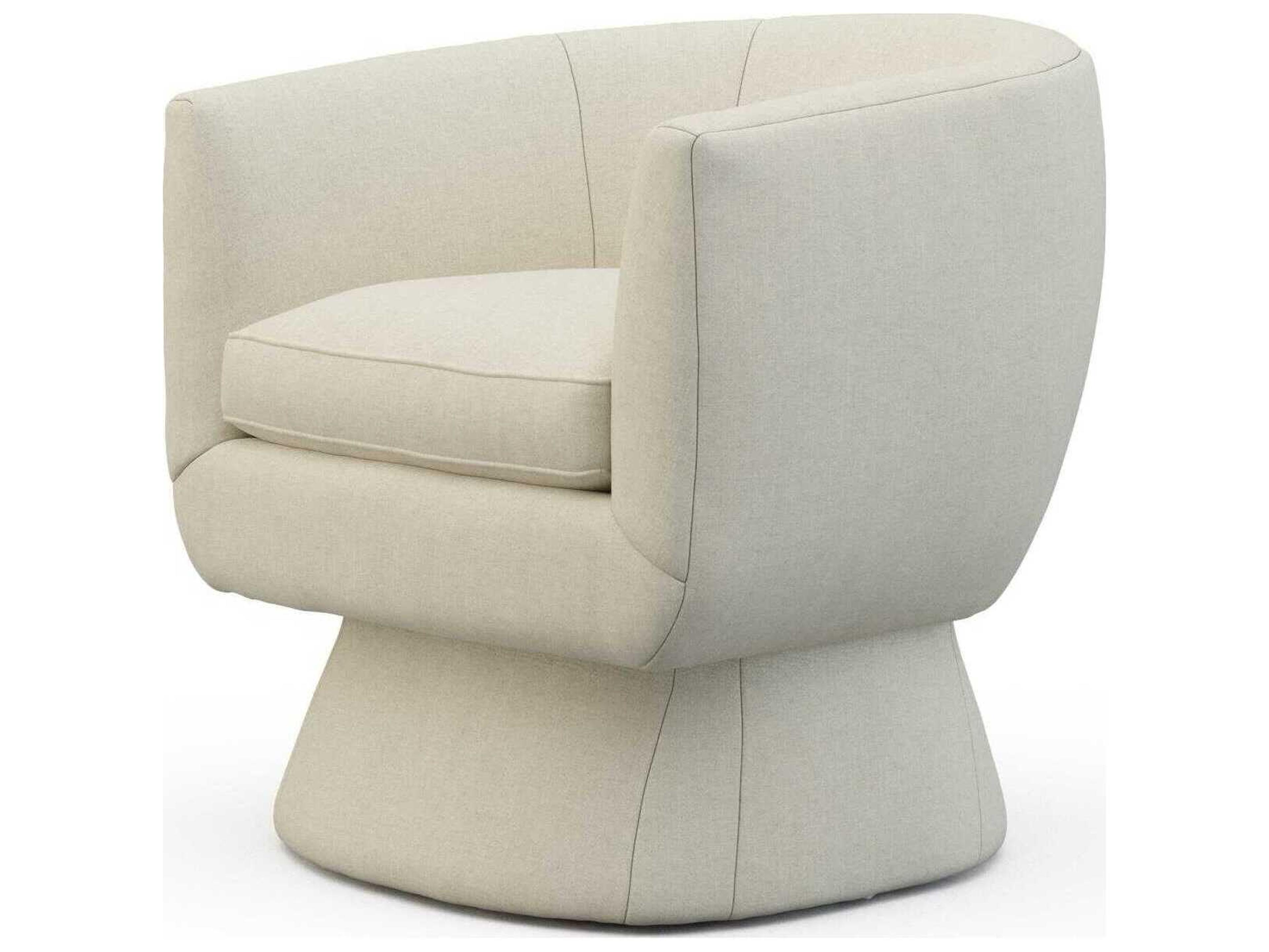 Precedent Andre Swivel Accent Chair with Memory Return