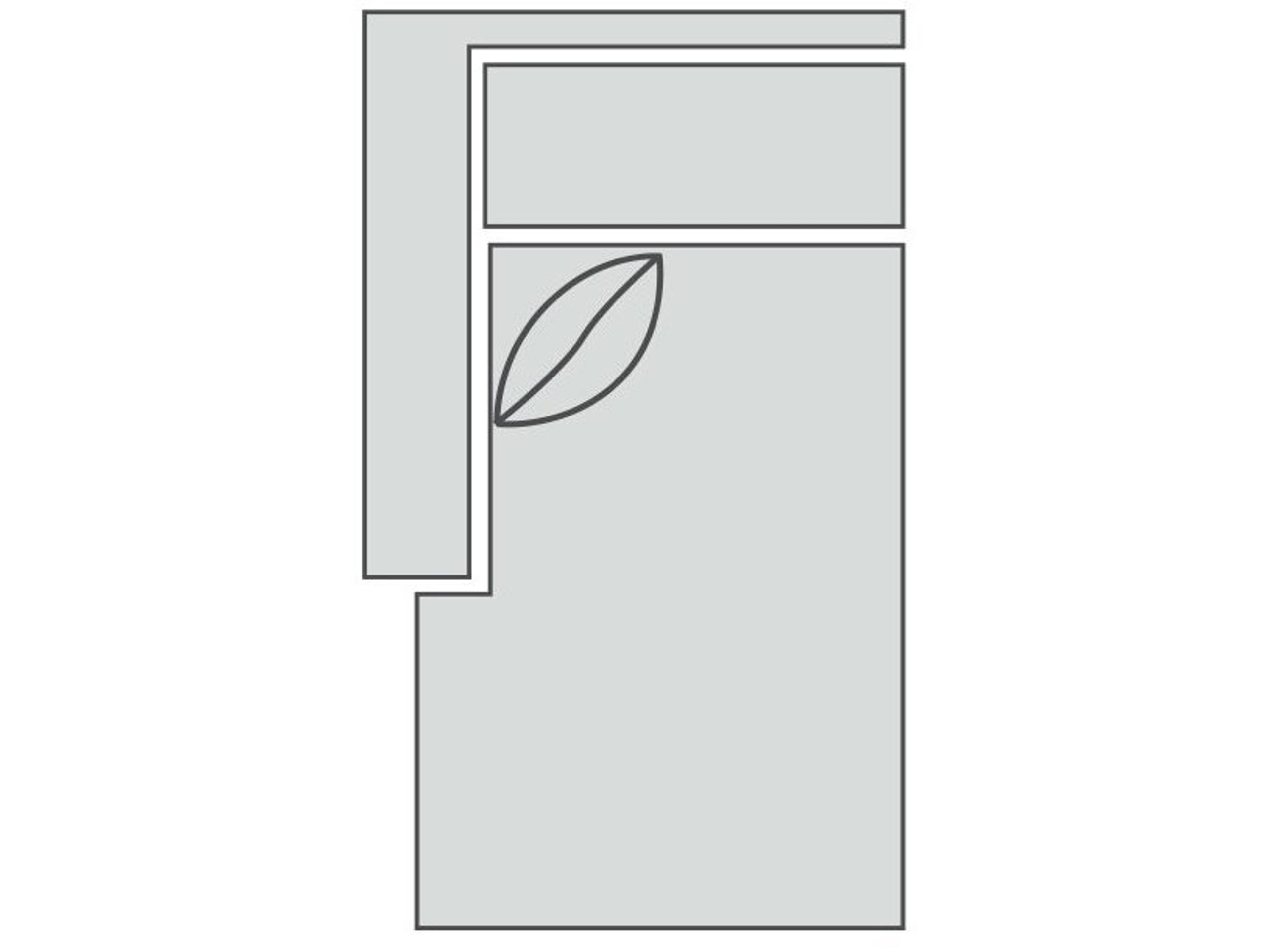 Urban Planning Left Arm Chaise