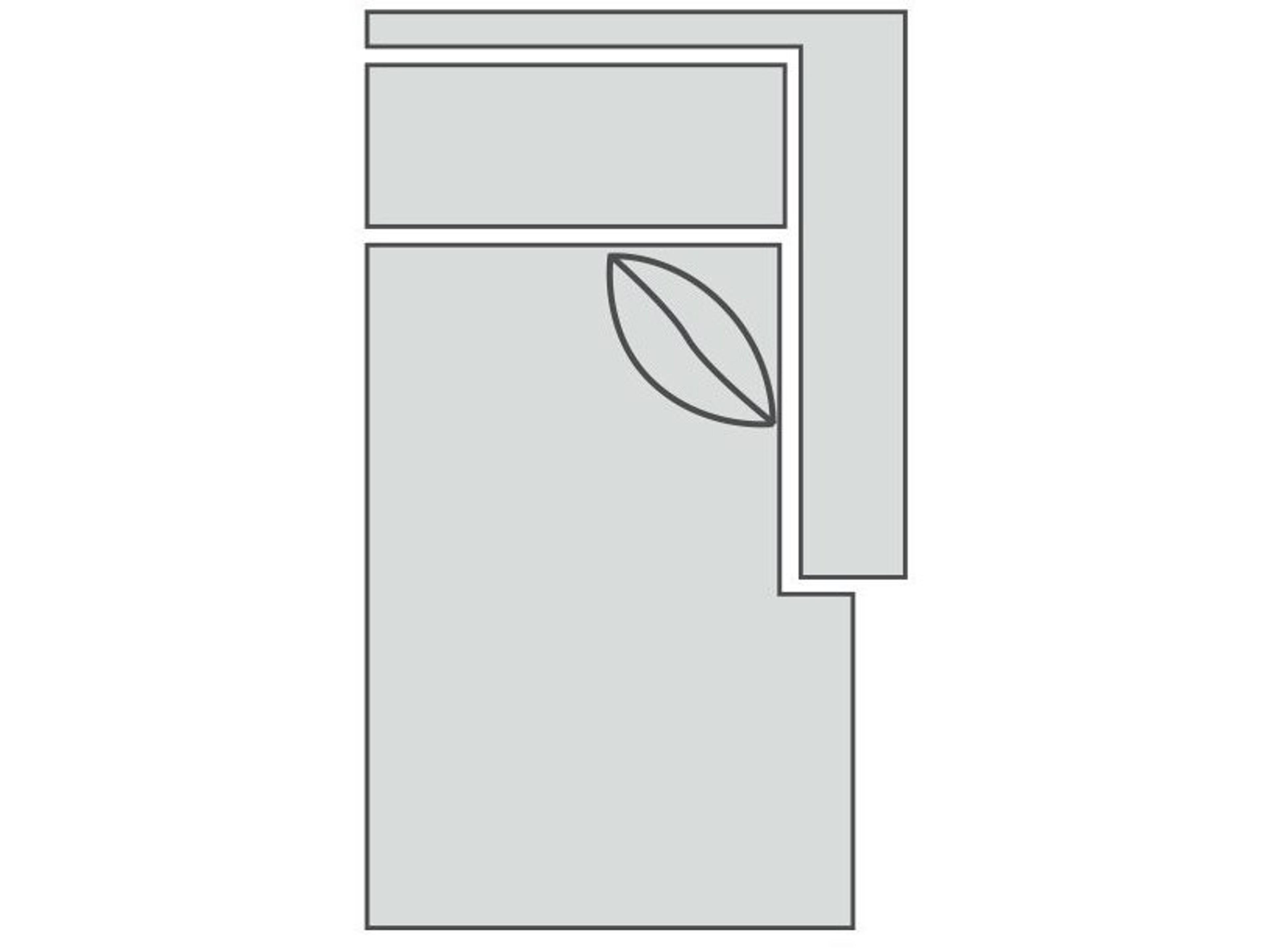 Urban Planning Right Arm Chaise