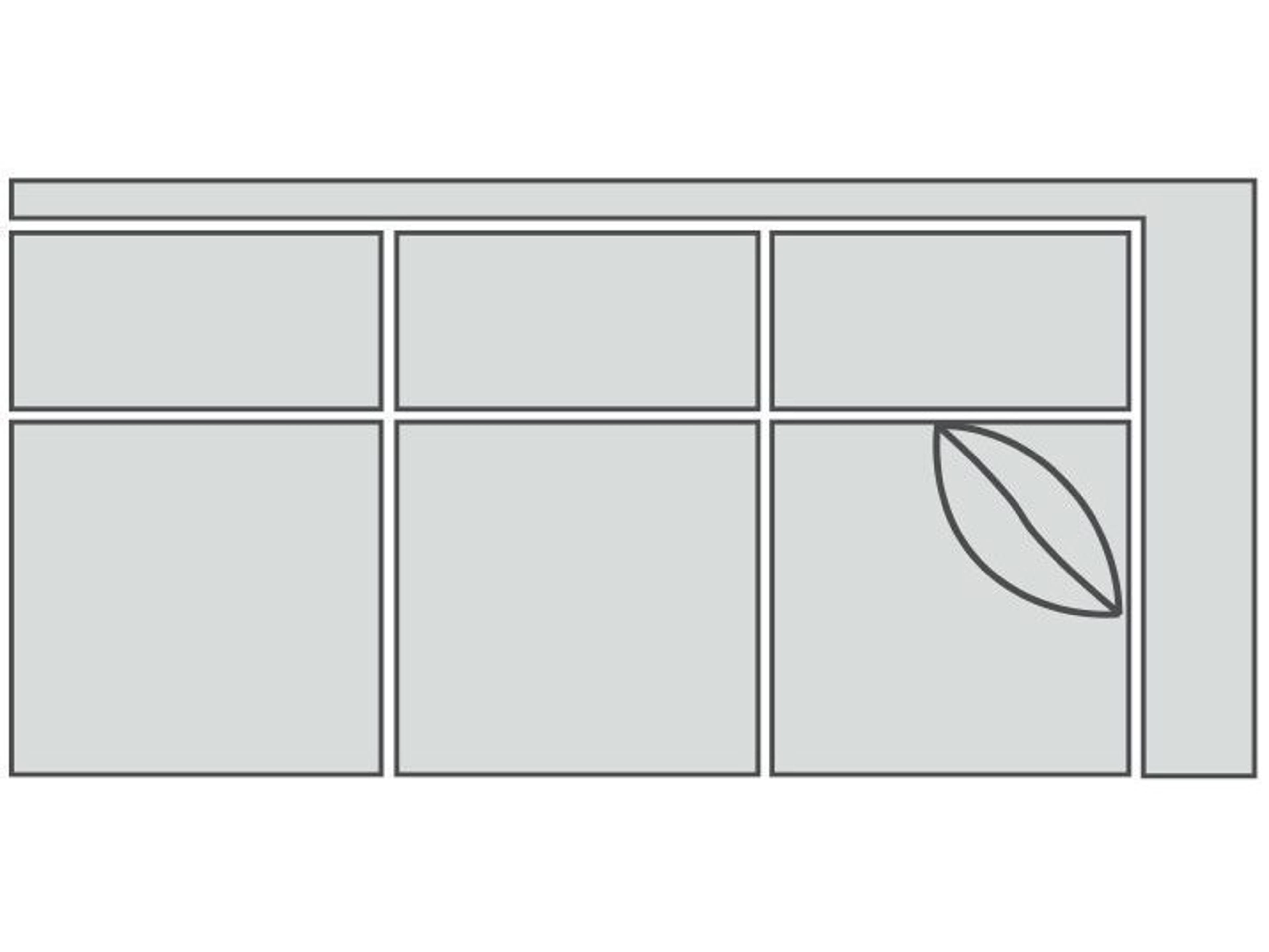 Urban Planning Right Arm Modular Sofa