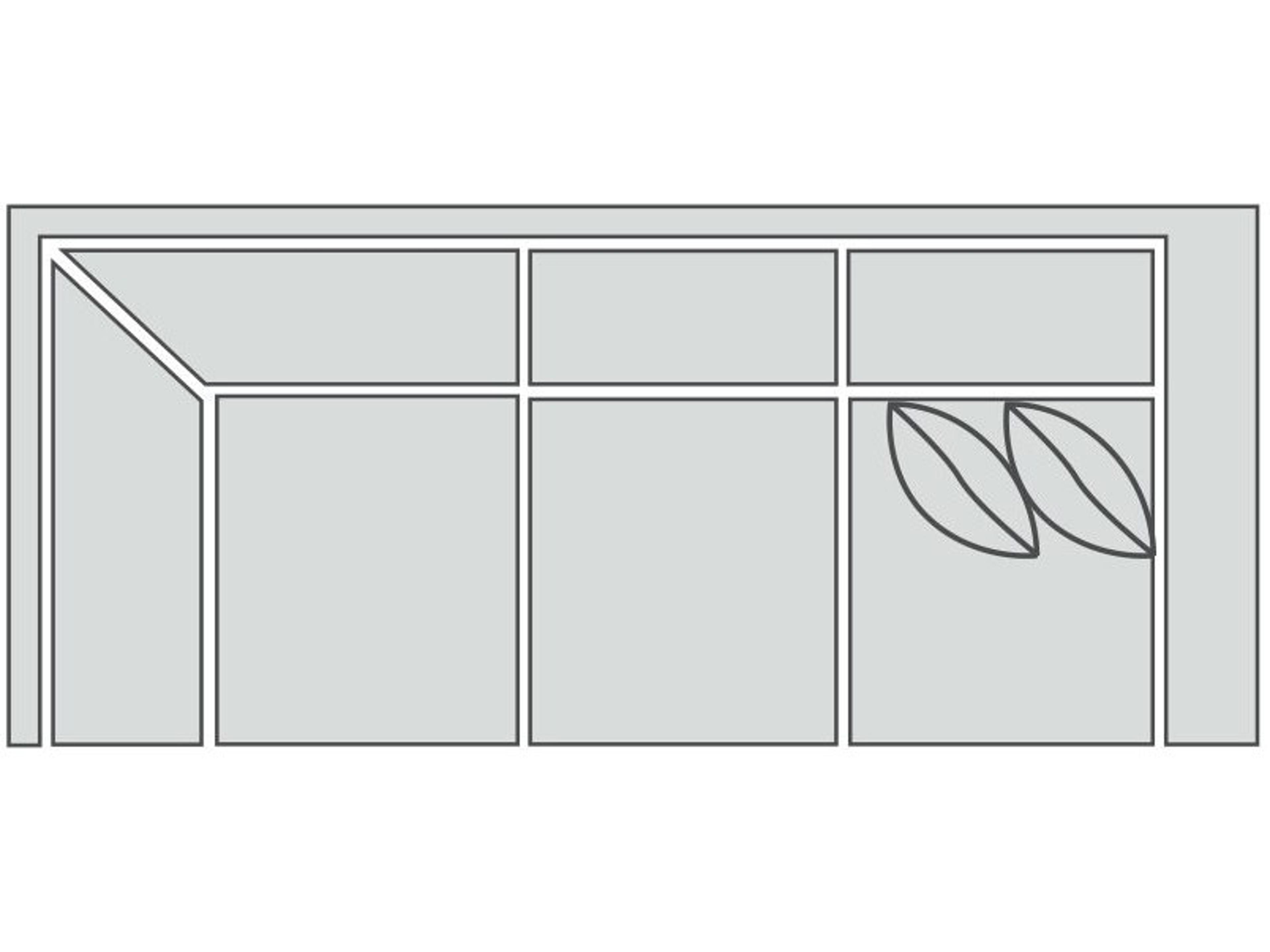 Suite Retreat Luxury Right Arm Corner Modular Sofa