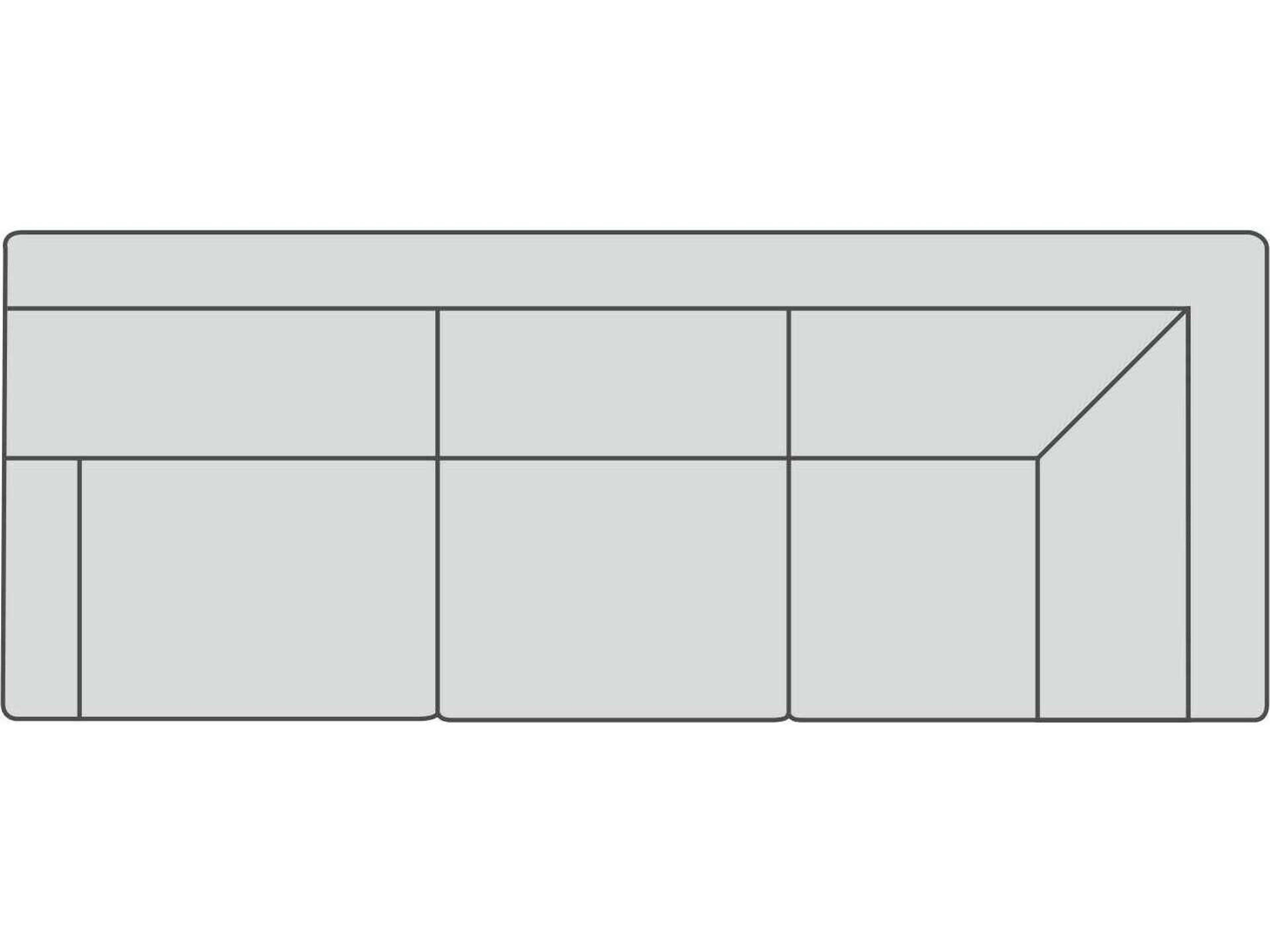 Ethan Leather Left Arm Corner Modular Sofa