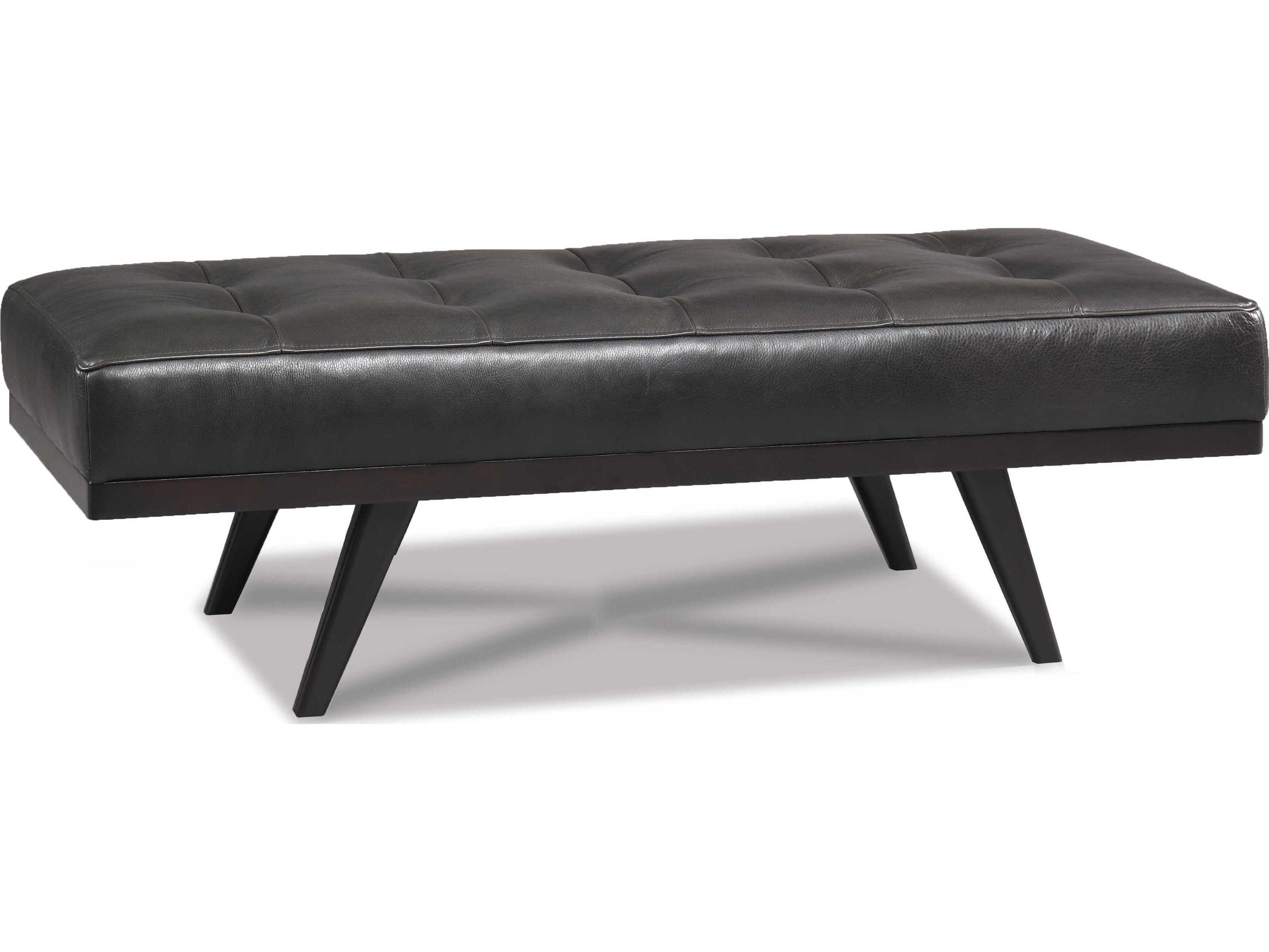 Drew Leather Ottoman