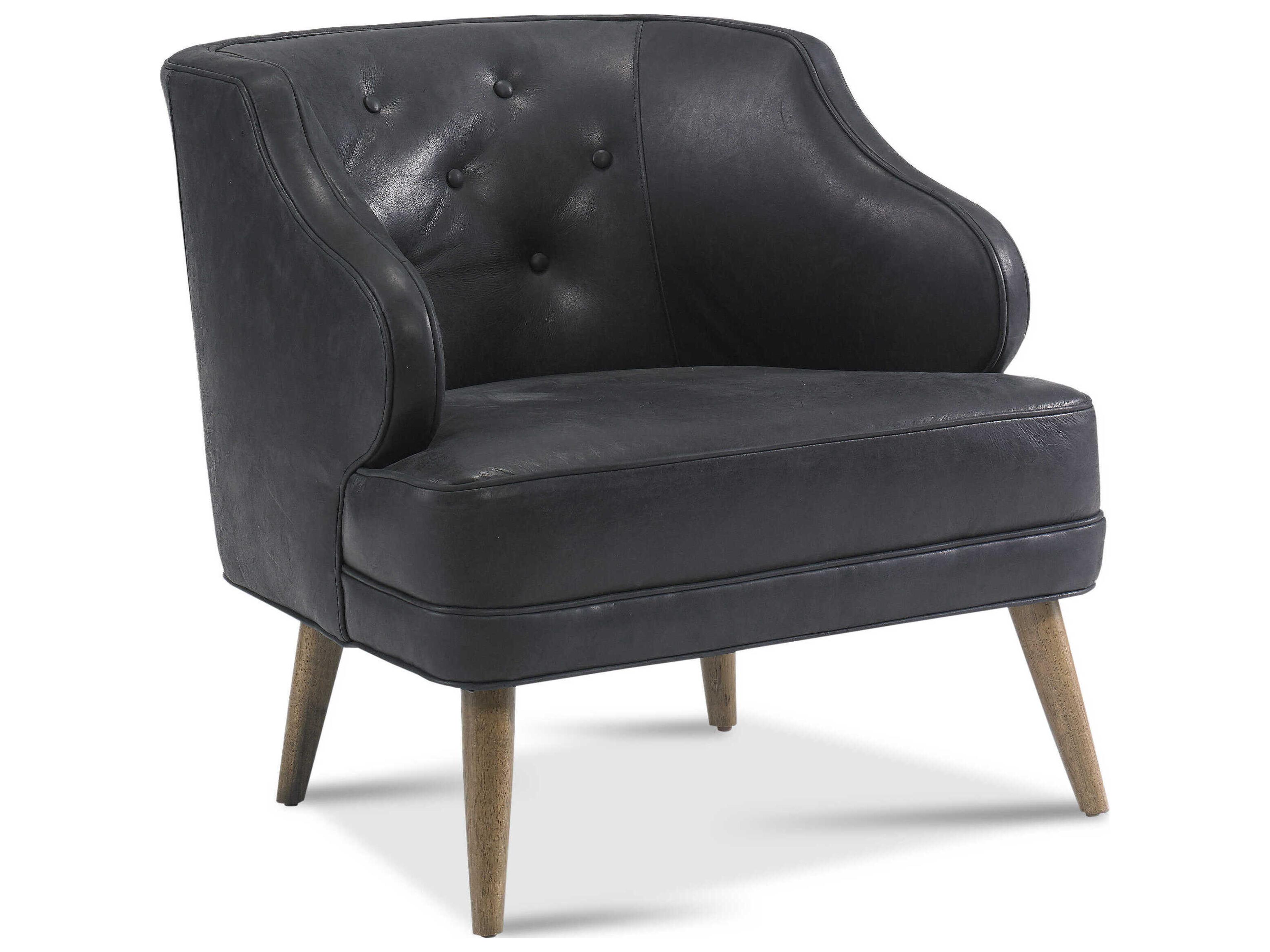 Courtney Leather Accent Chair