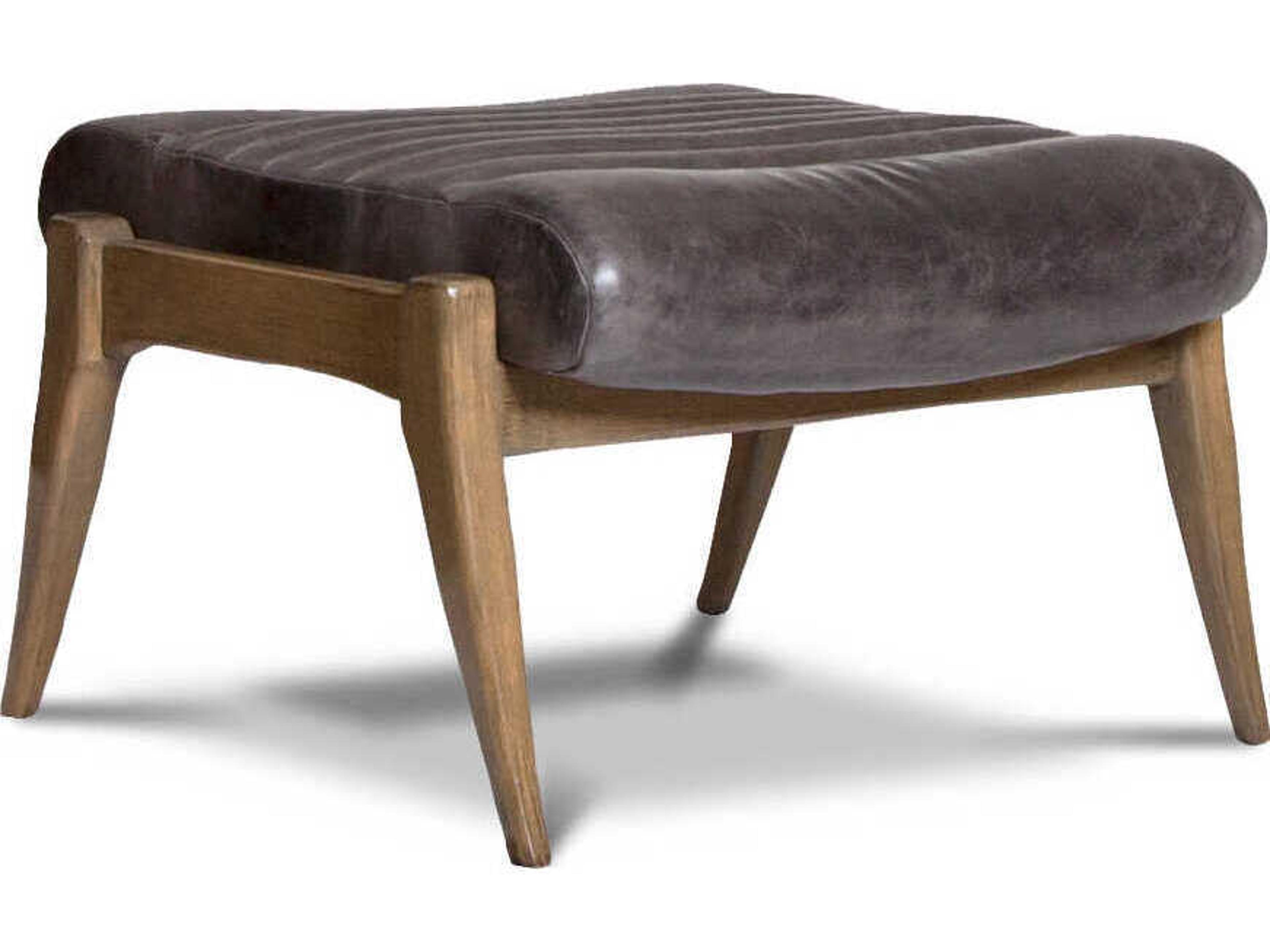 Erik Leather Ottoman