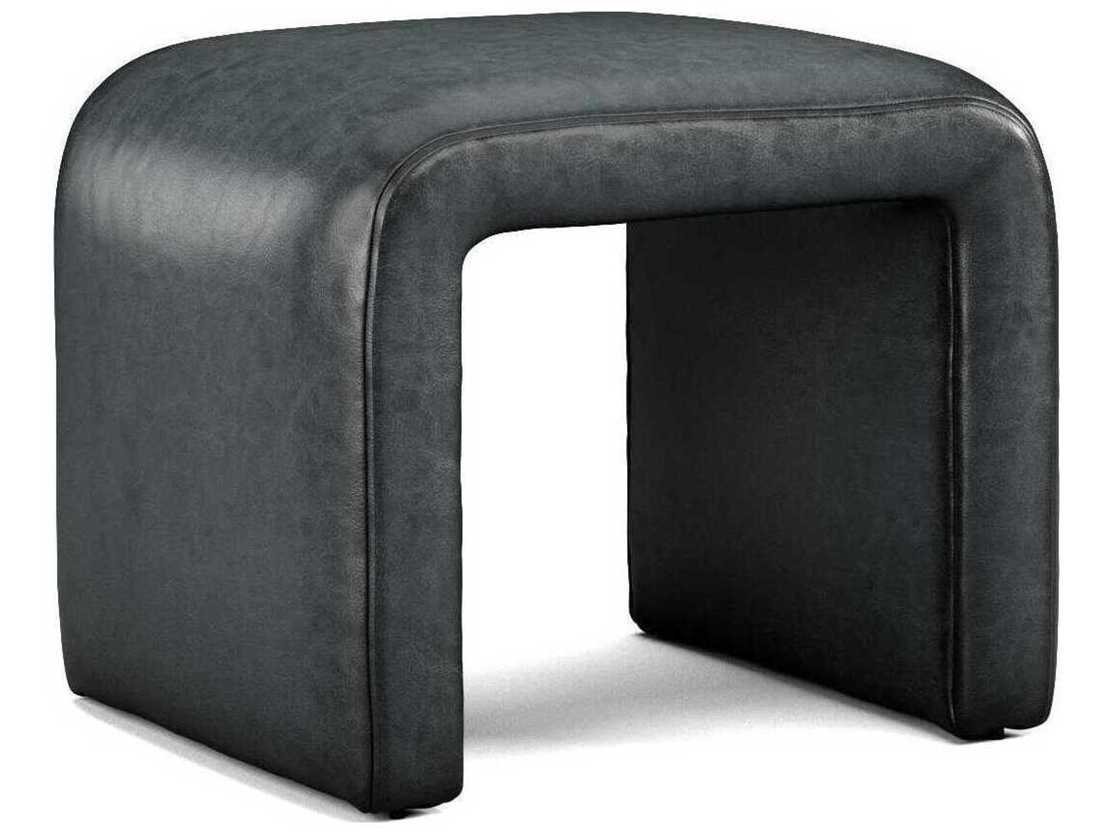 Precedent Niagara Leather Ottoman