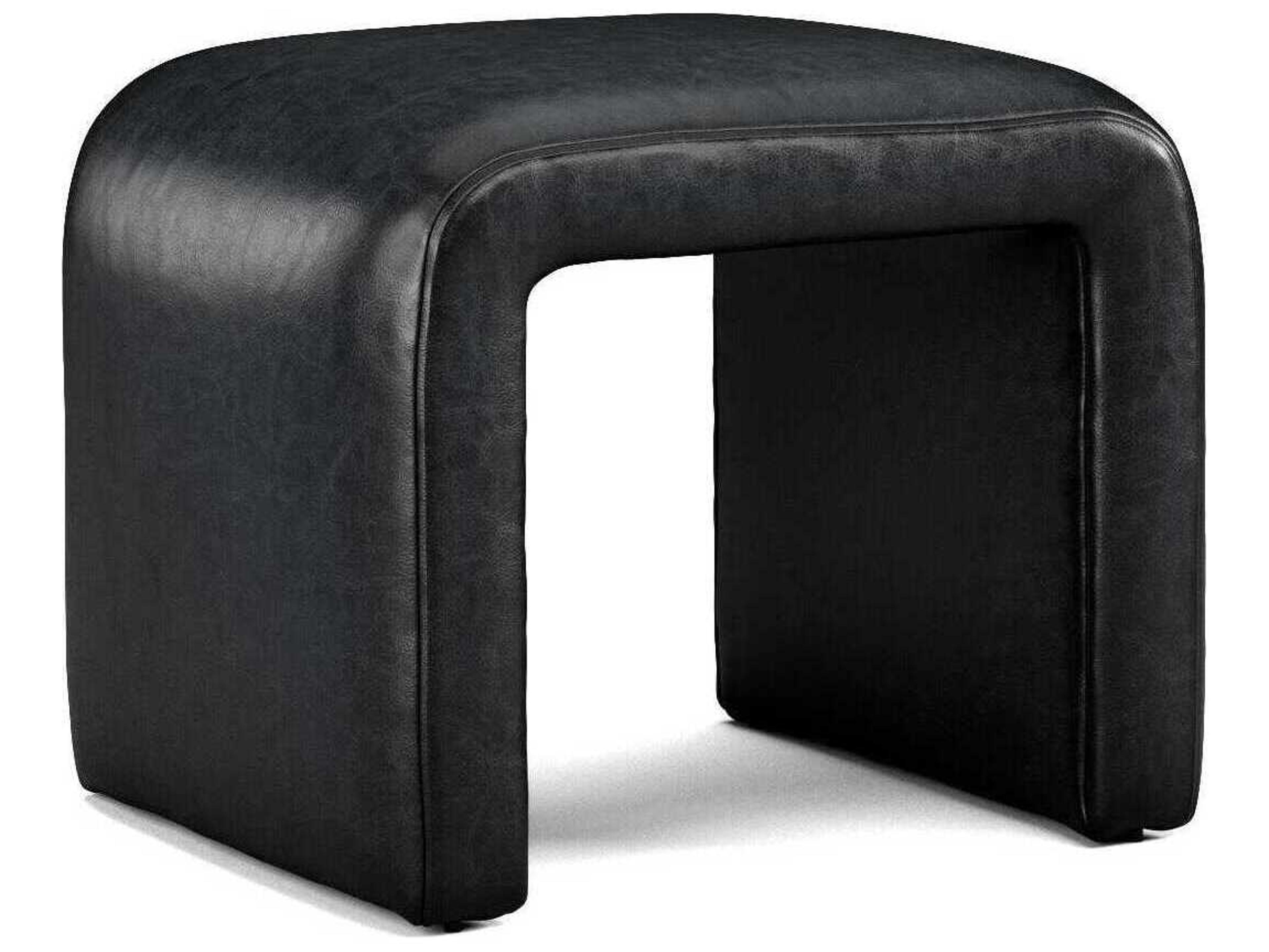 Precedent Niagara Leather Ottoman