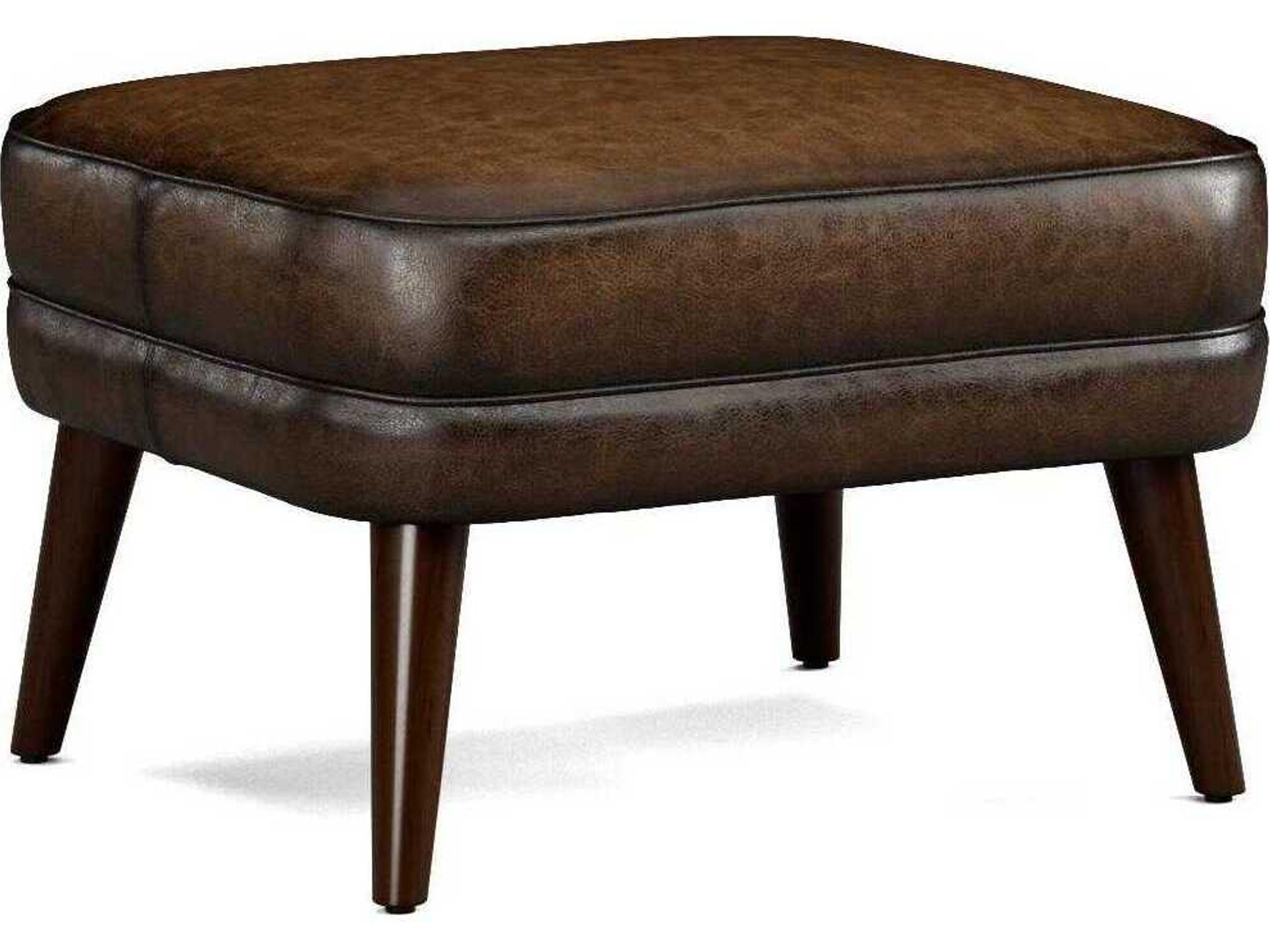 Precedent Hudson Leather Ottoman