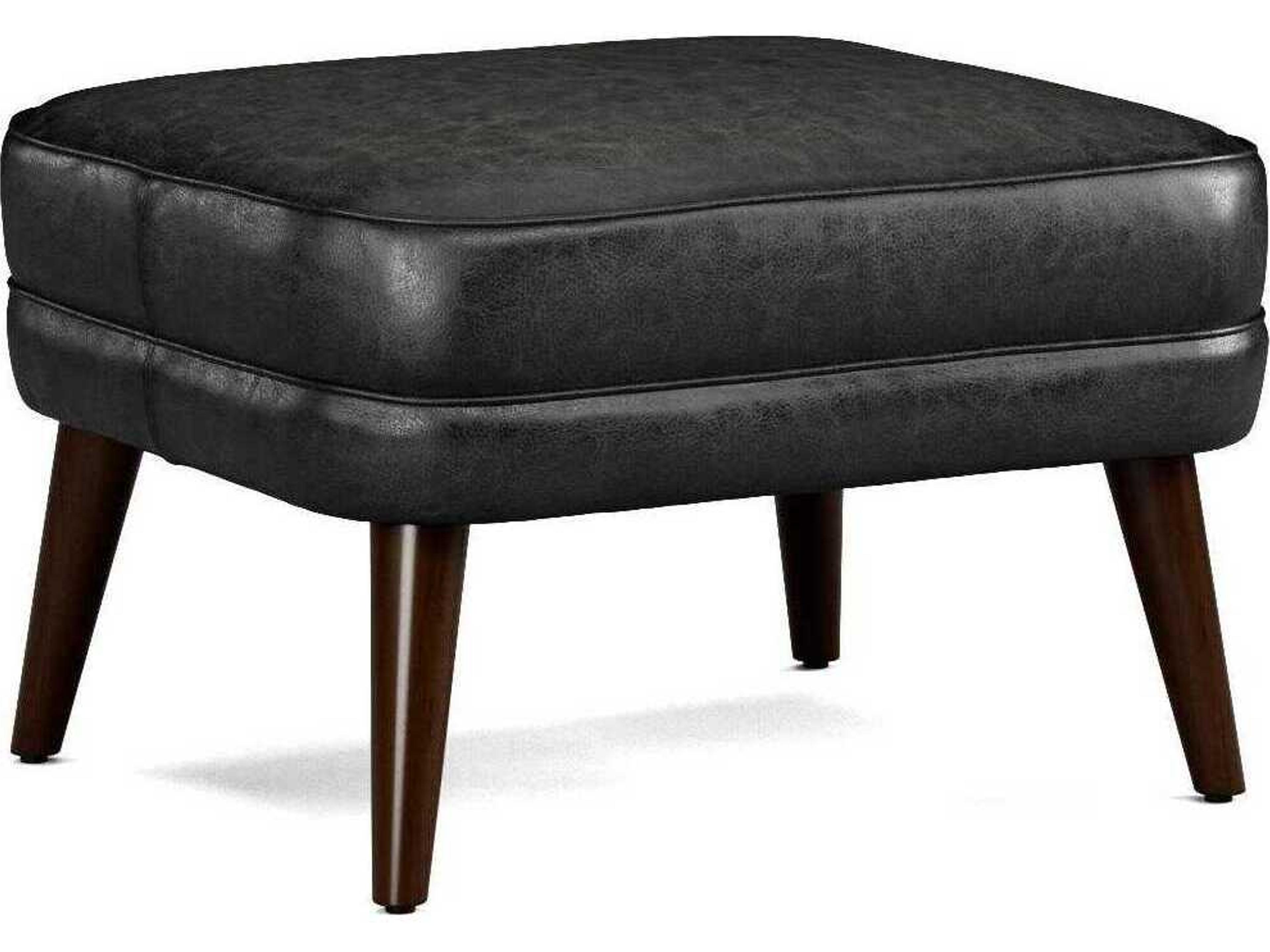 Precedent Hudson Leather Ottoman