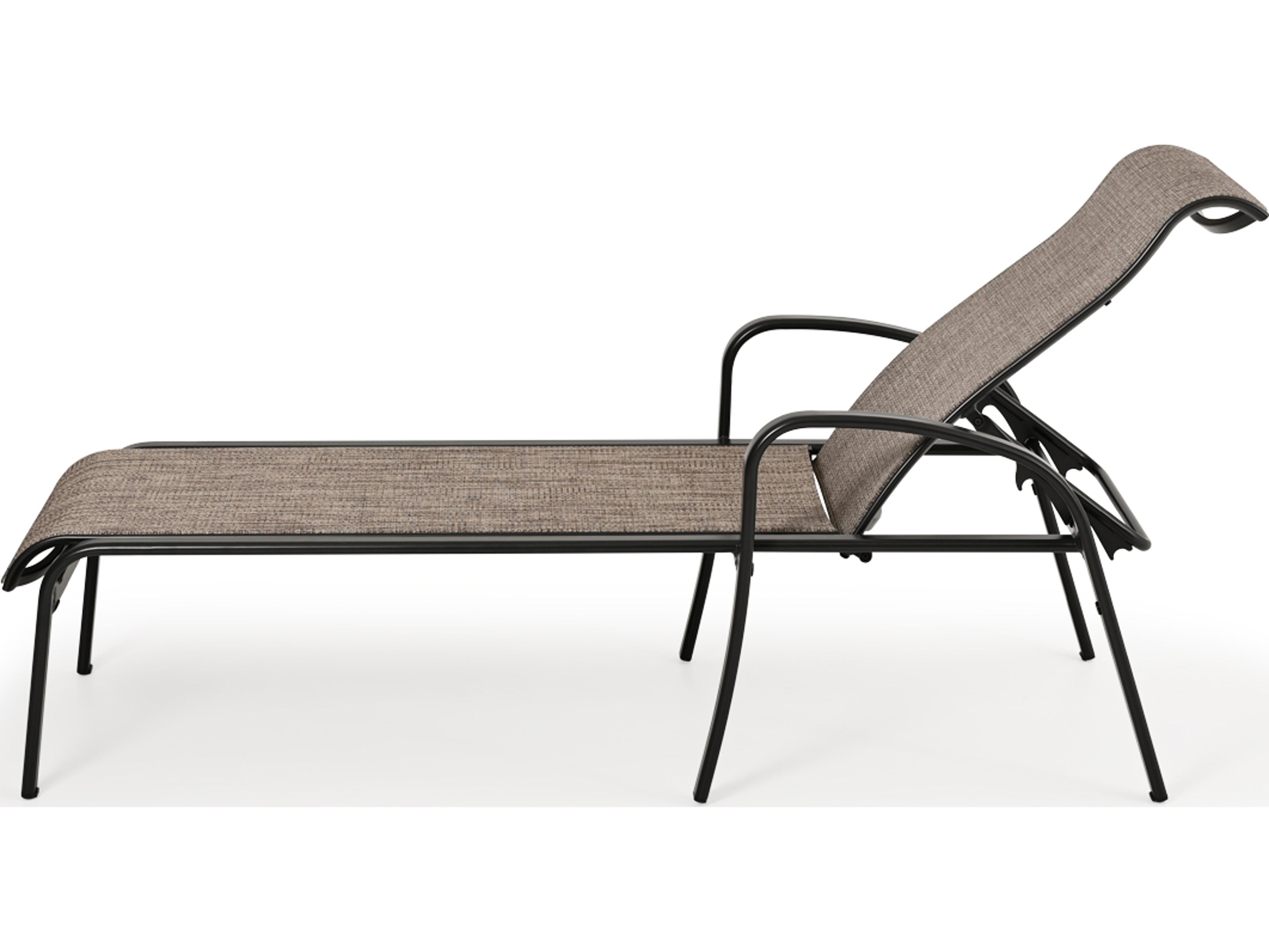 Watermark Living Sandoval Aluminum Sling Adjustable Outdoor Chaise Lounge