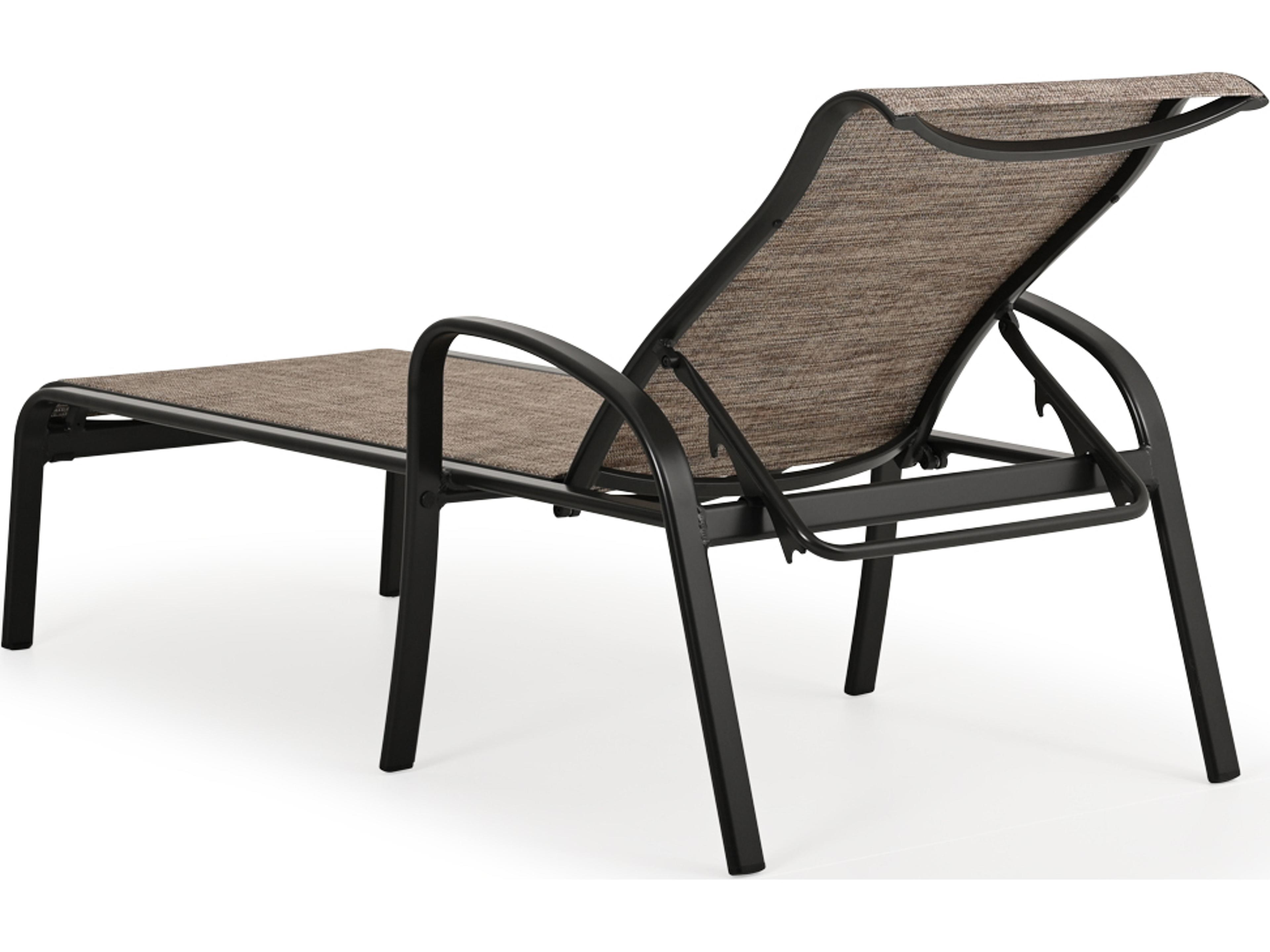 Watermark Living Sandoval Aluminum Sling Adjustable Outdoor Chaise Lounge