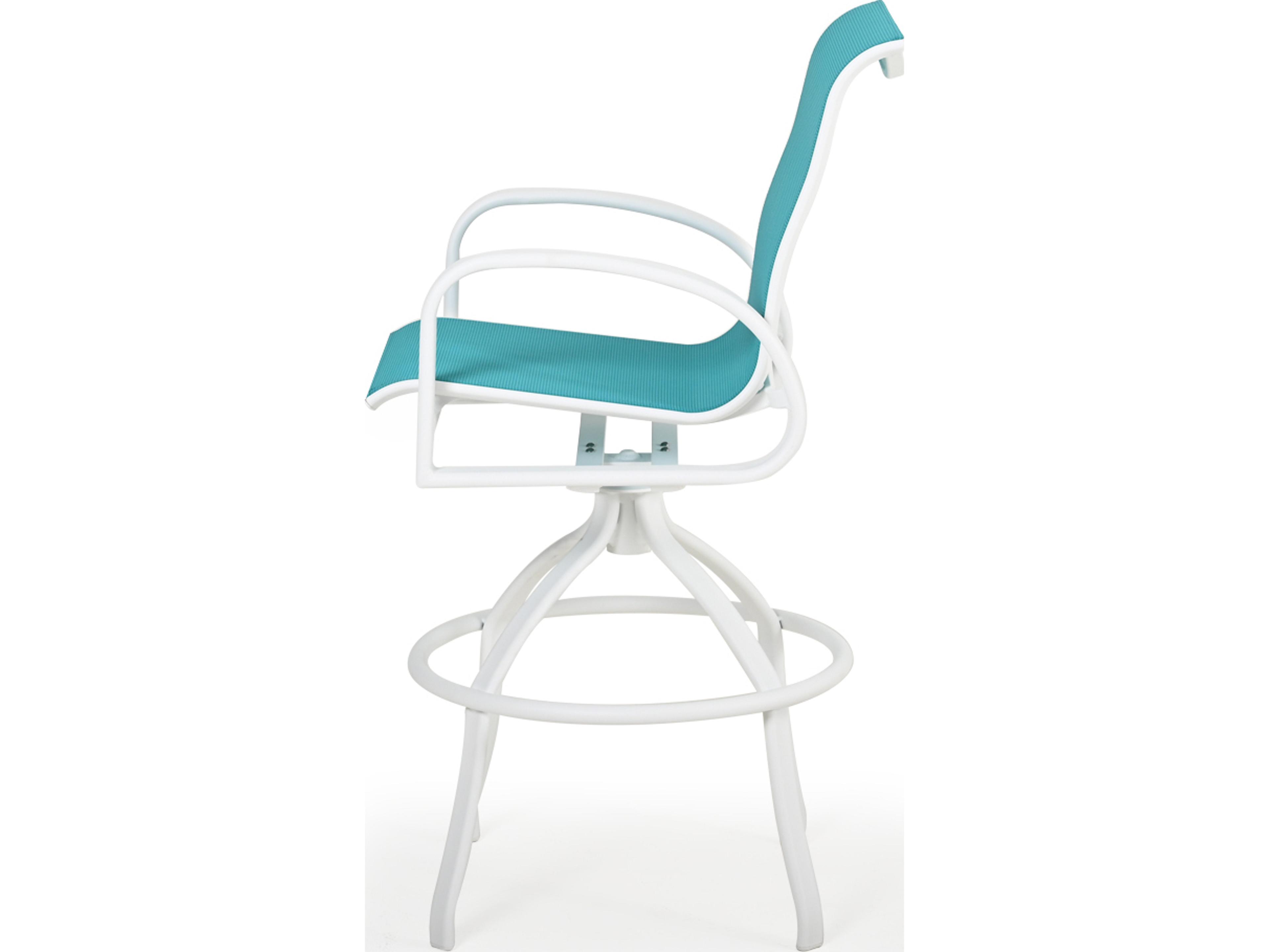 Watermark Living Sandoval Aluminum Sling Swivel Patio Bar Stool