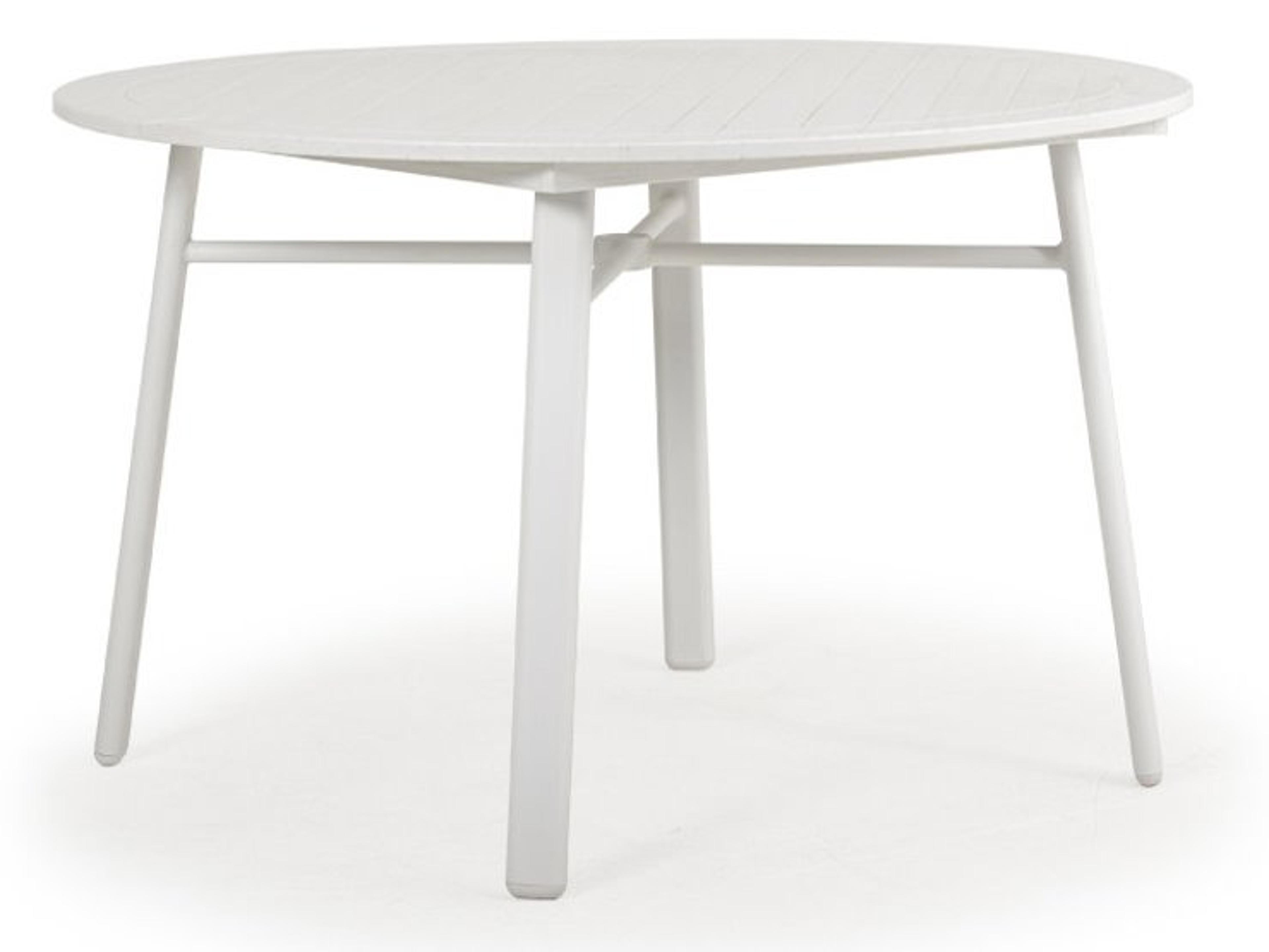 Sandoval Faux Wood Round Table Top with Umbrella Hole