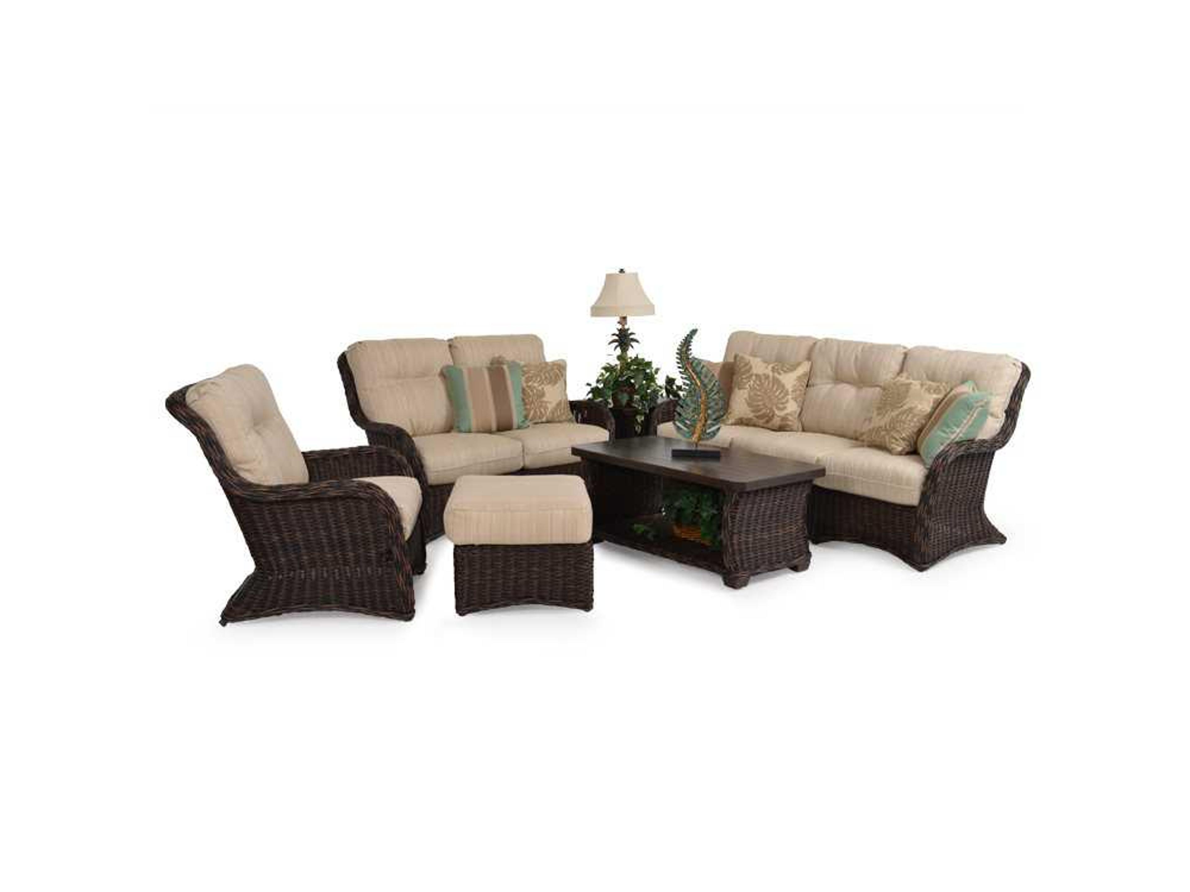 Riverside Wicker Outdoor Lounge Set