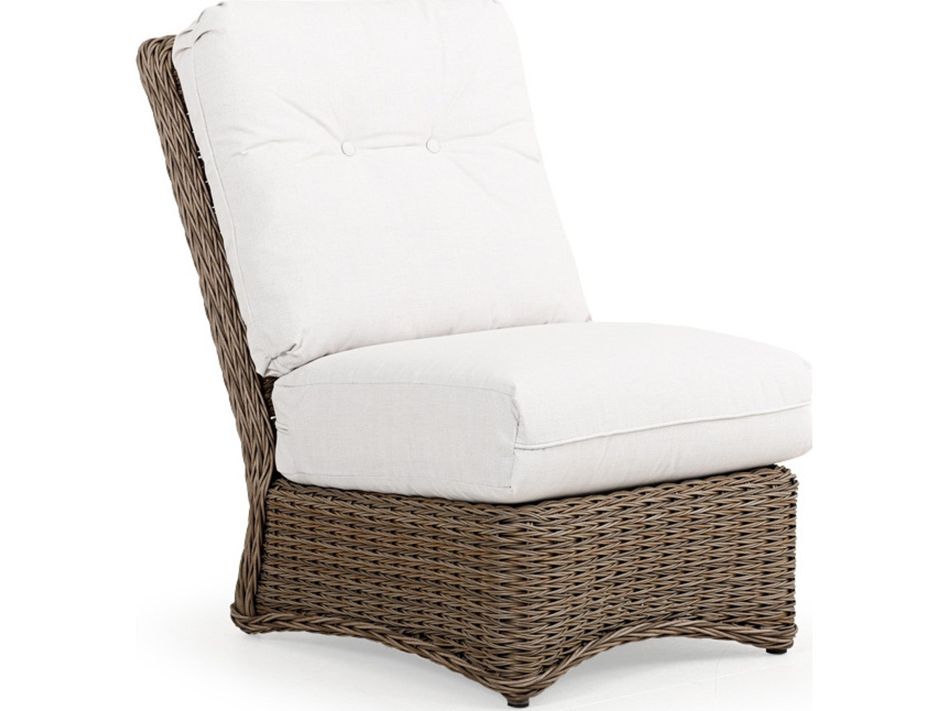 Watermark Living Riverside Wicker Modular Outdoor Patio Lounge Chair