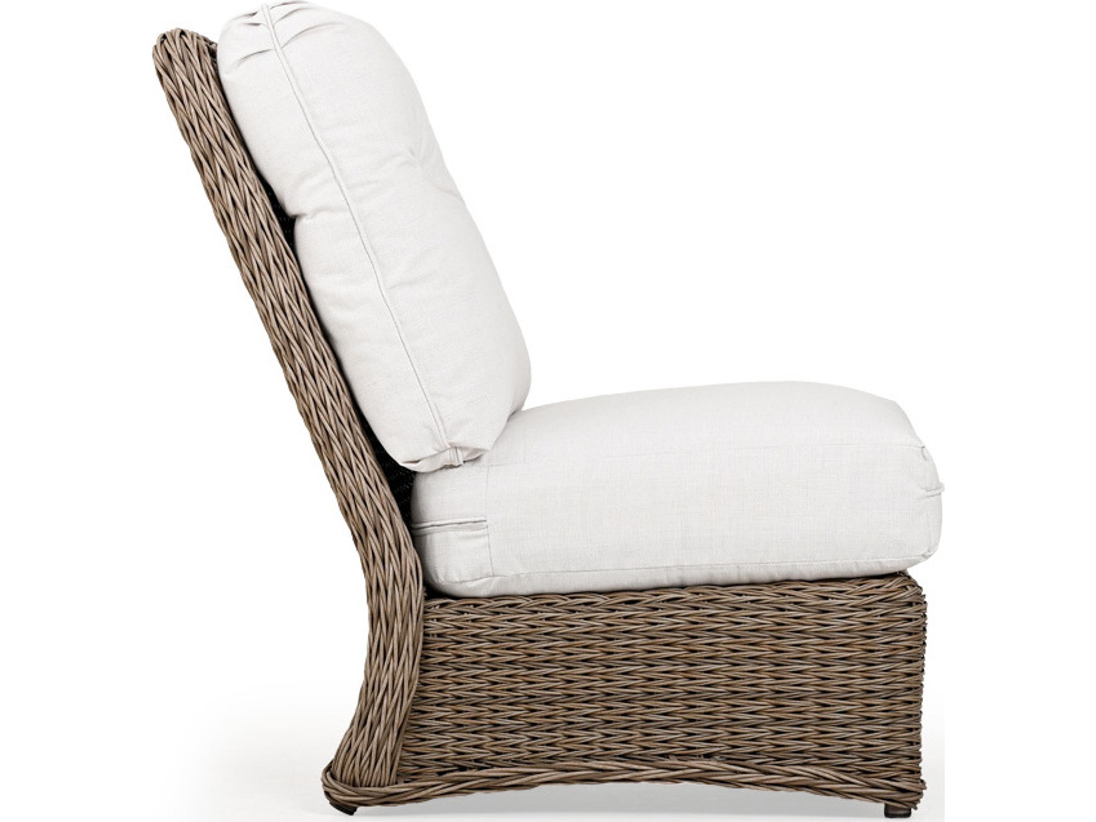 Watermark Living Riverside Wicker Modular Outdoor Patio Lounge Chair