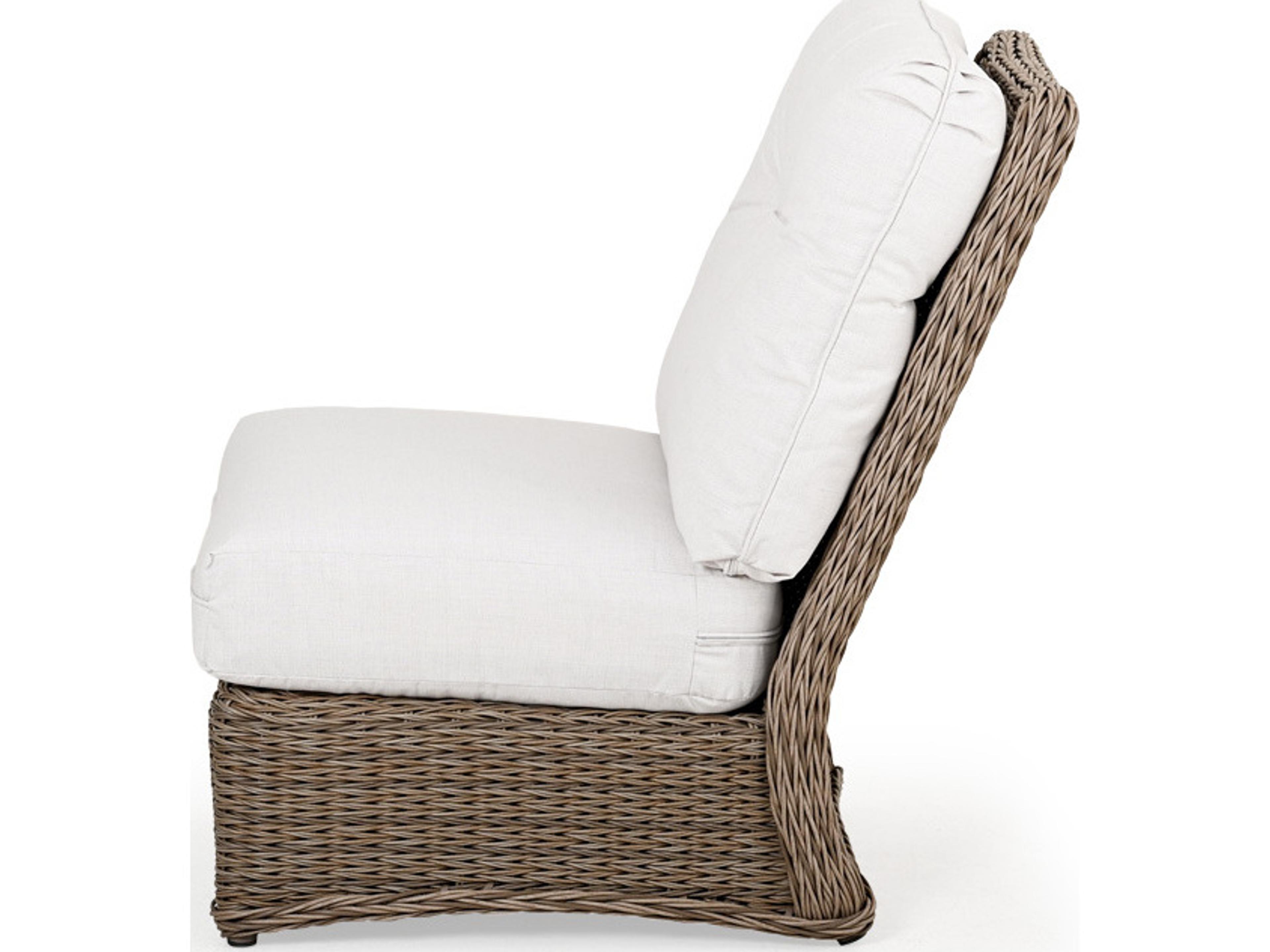 Watermark Living Riverside Wicker Modular Outdoor Patio Lounge Chair