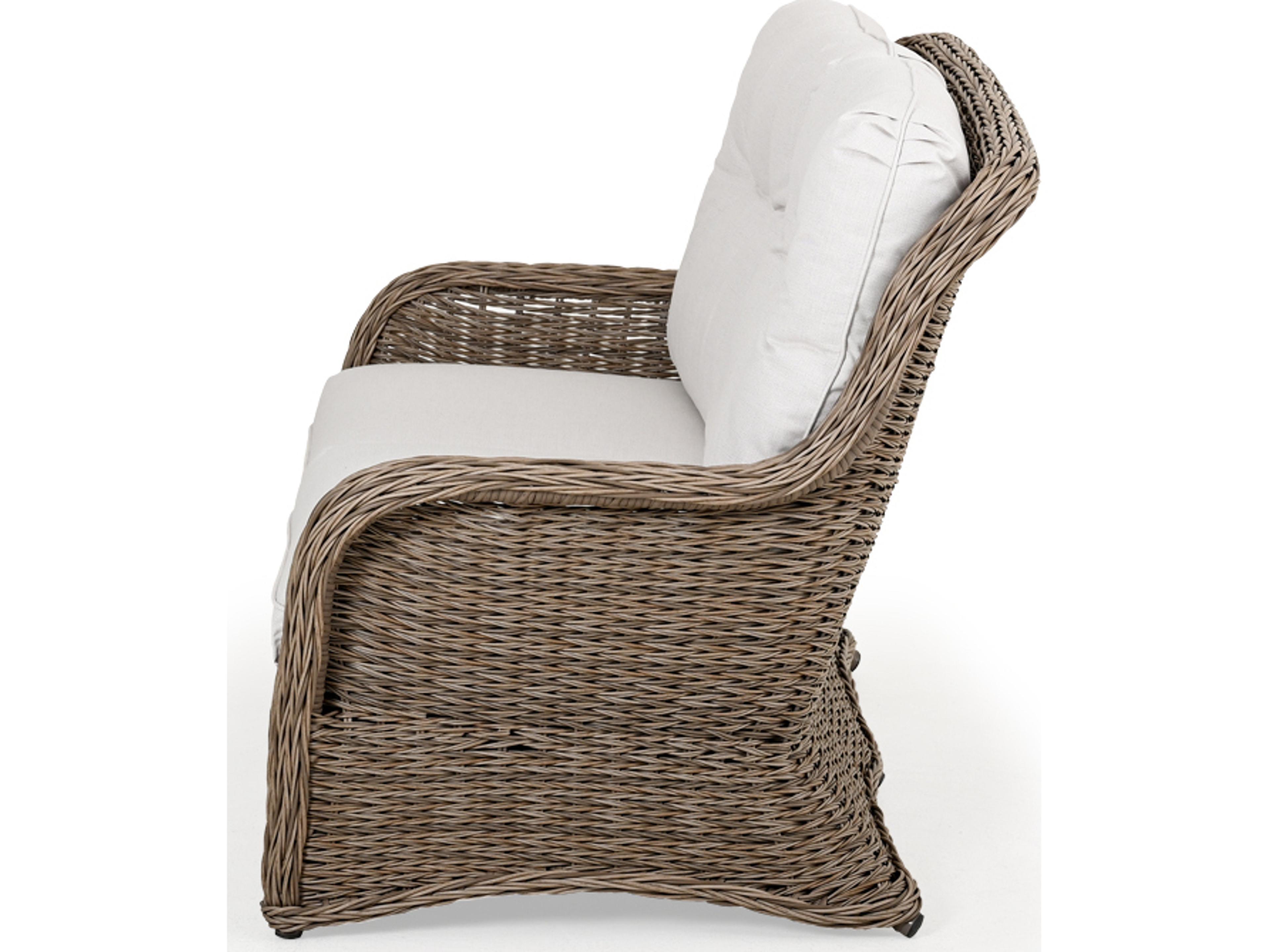 Watermark Living Riverside Wicker Patio Loveseat