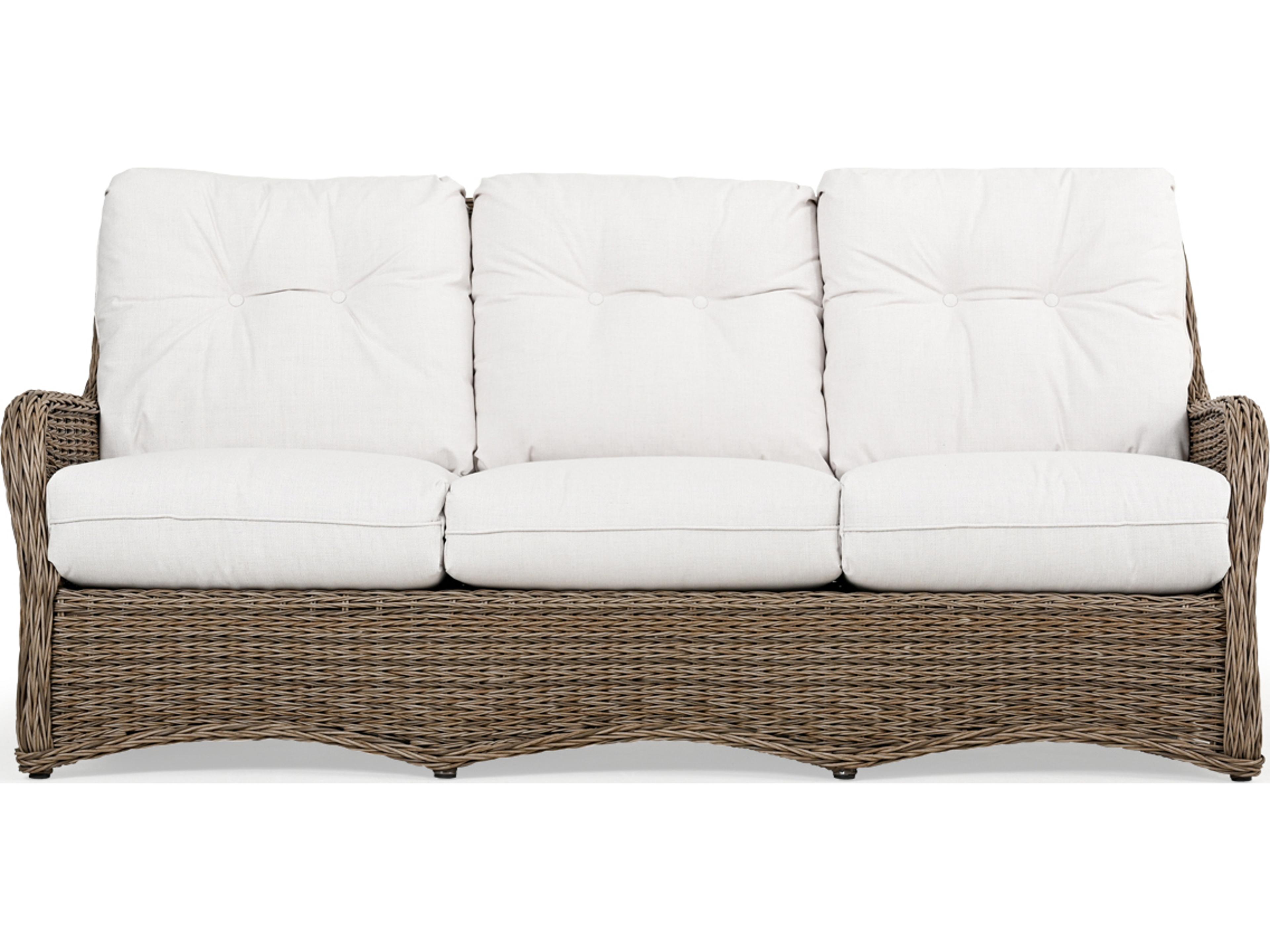 Riverside Wicker Patio Sofa